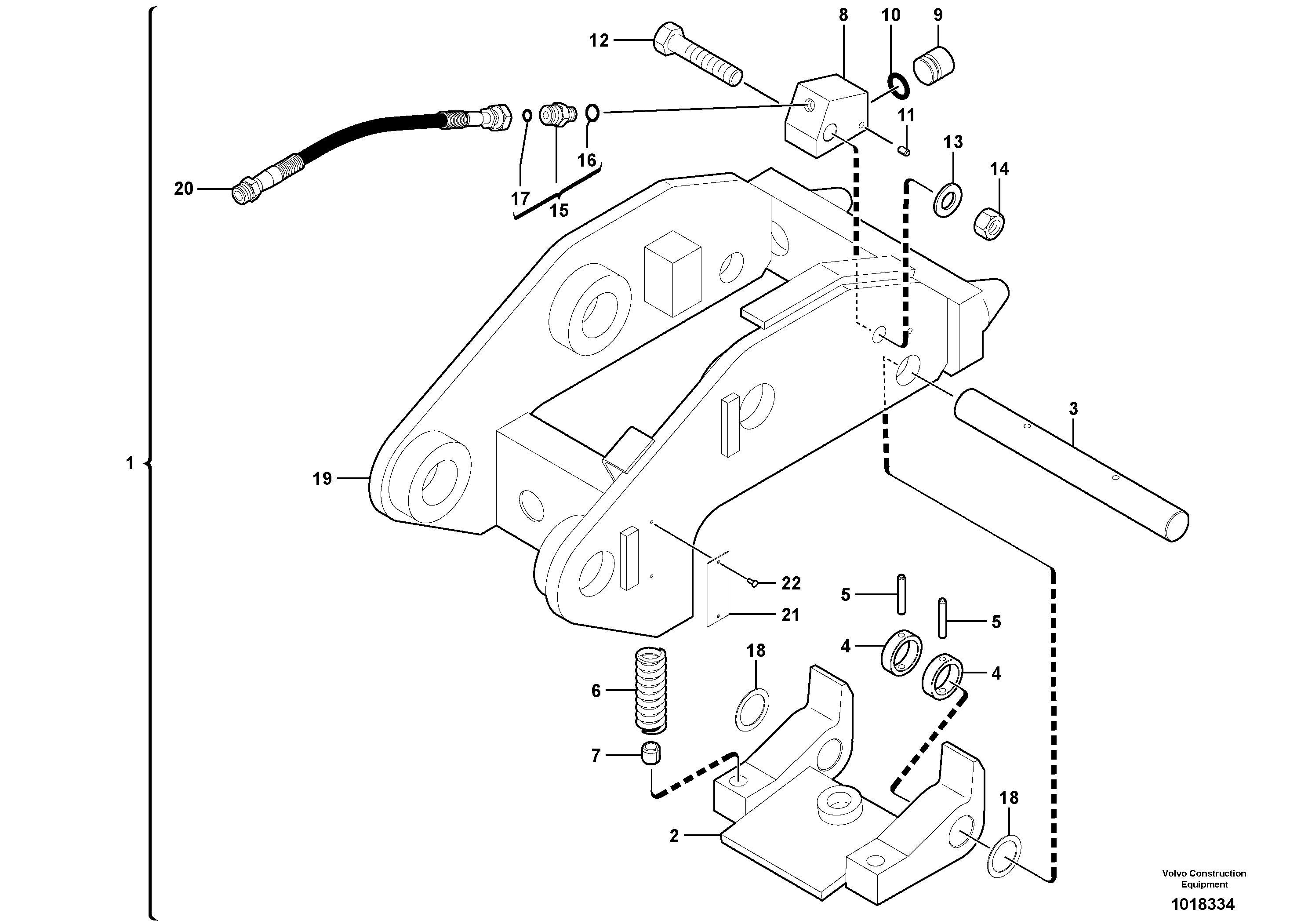 Insulating plate VOE11804076 VOLVO