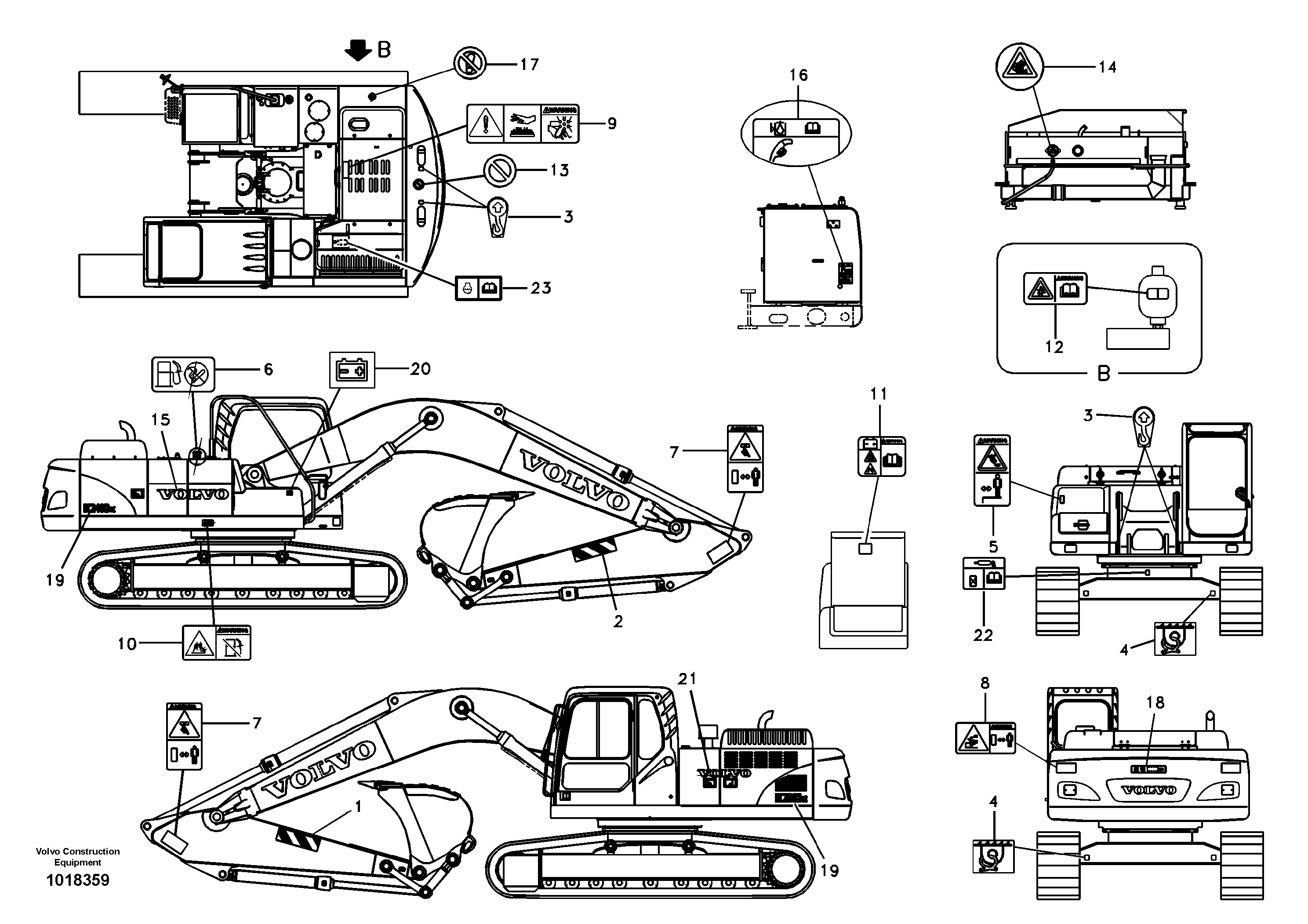 Cylinder Block VOE14538994 VOLVO