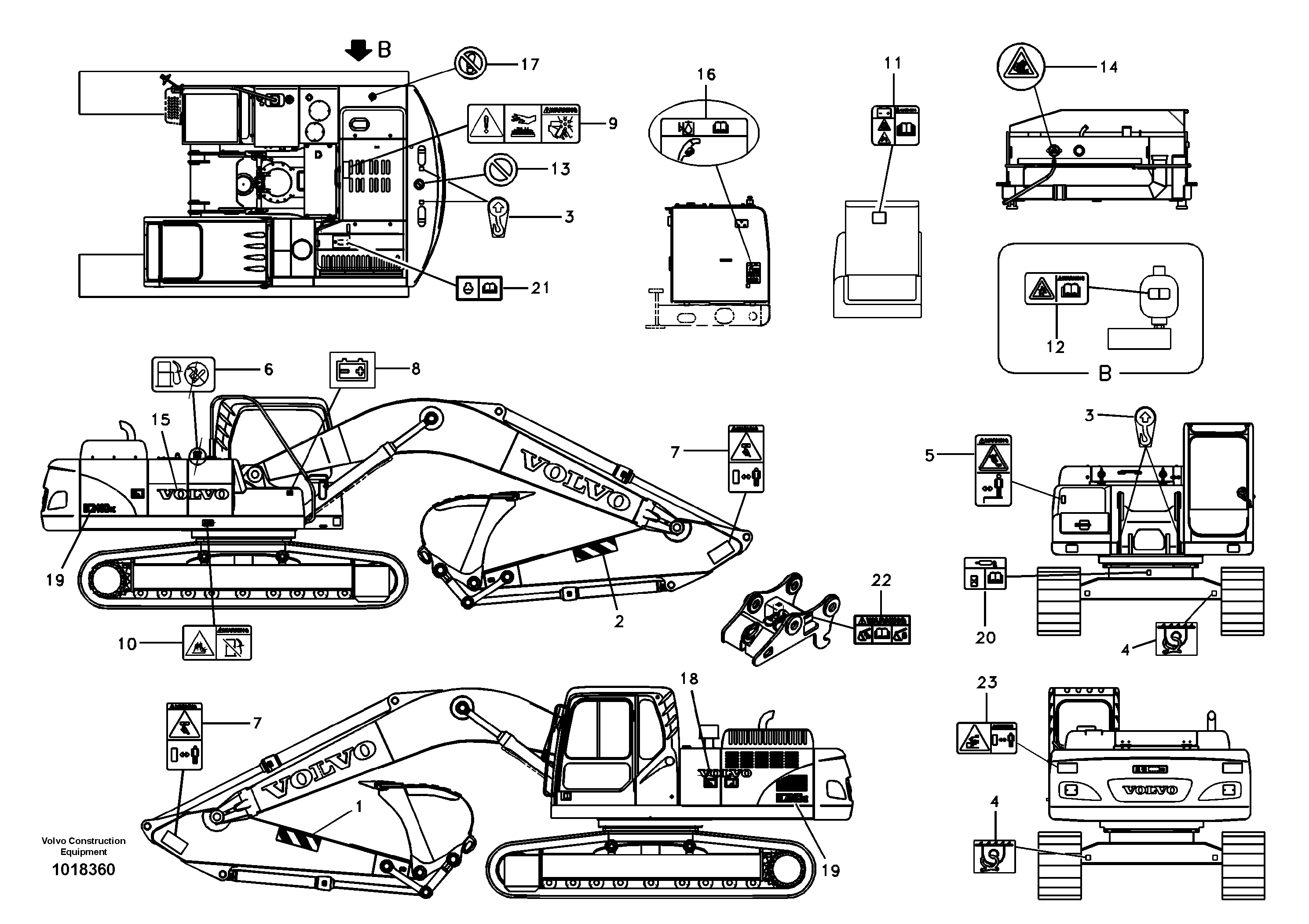 Cylinder Block VOE14518624 VOLVO