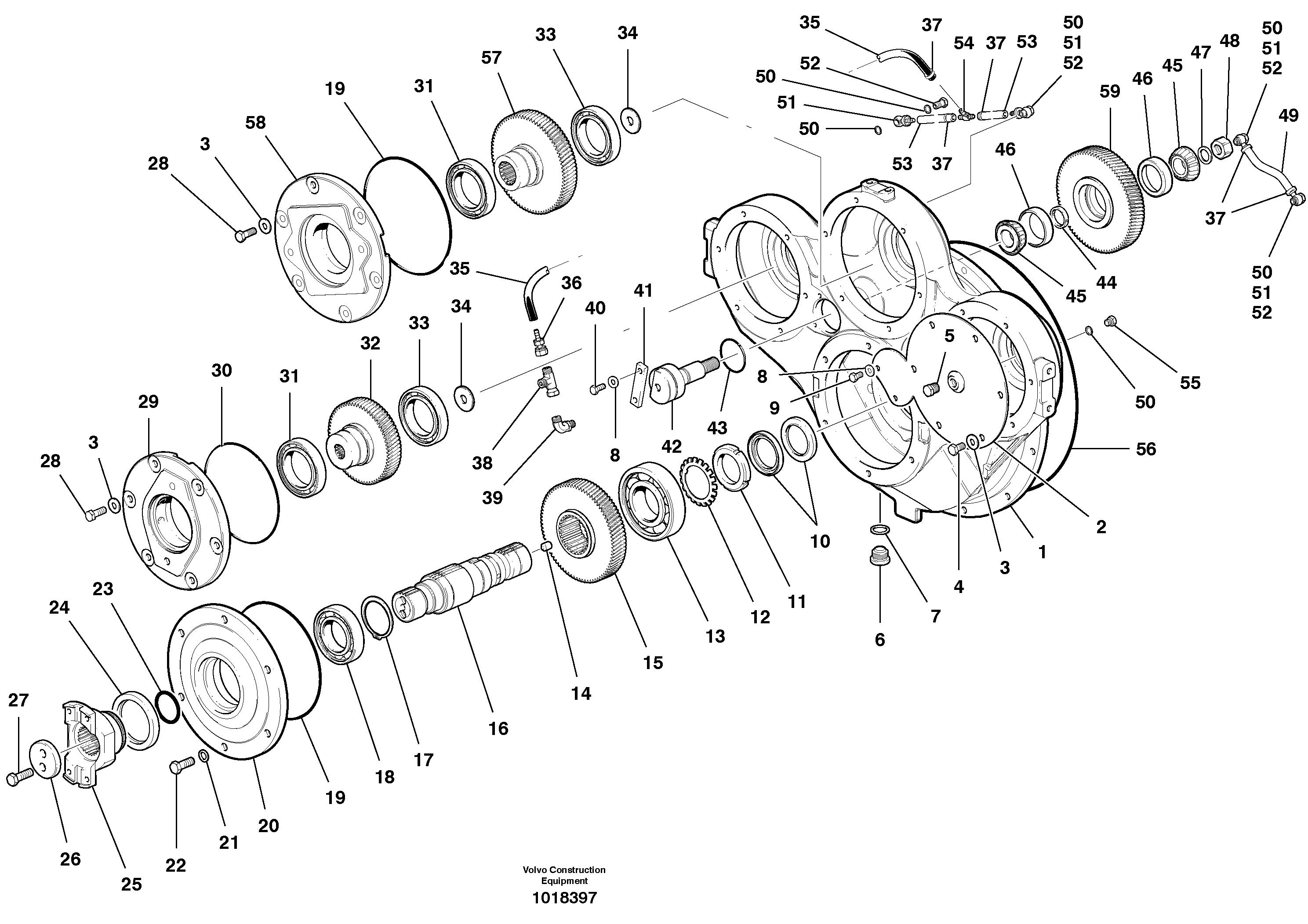Hexagon Nut RM/VOE983311 VOLVO