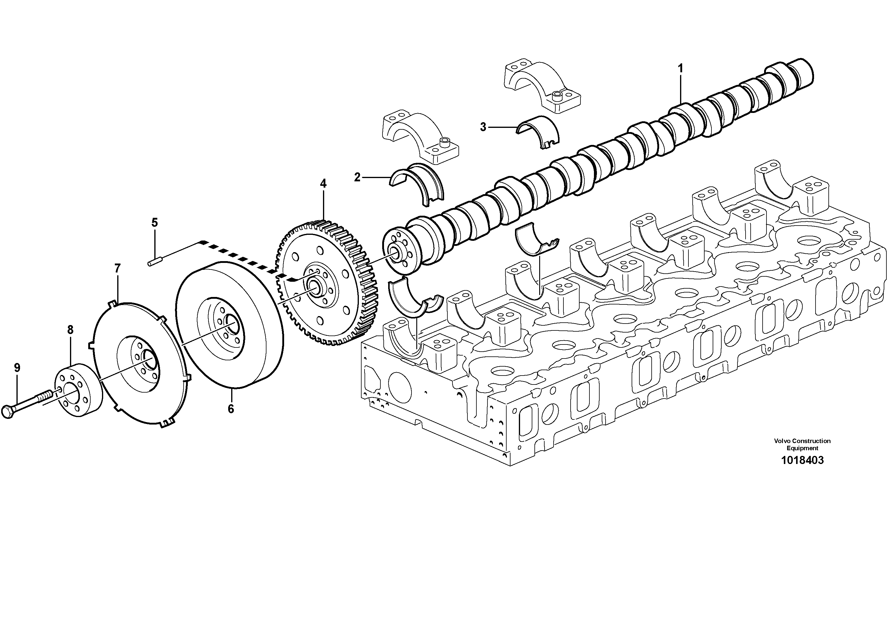 Steering Axle VOE20494259 VOLVO