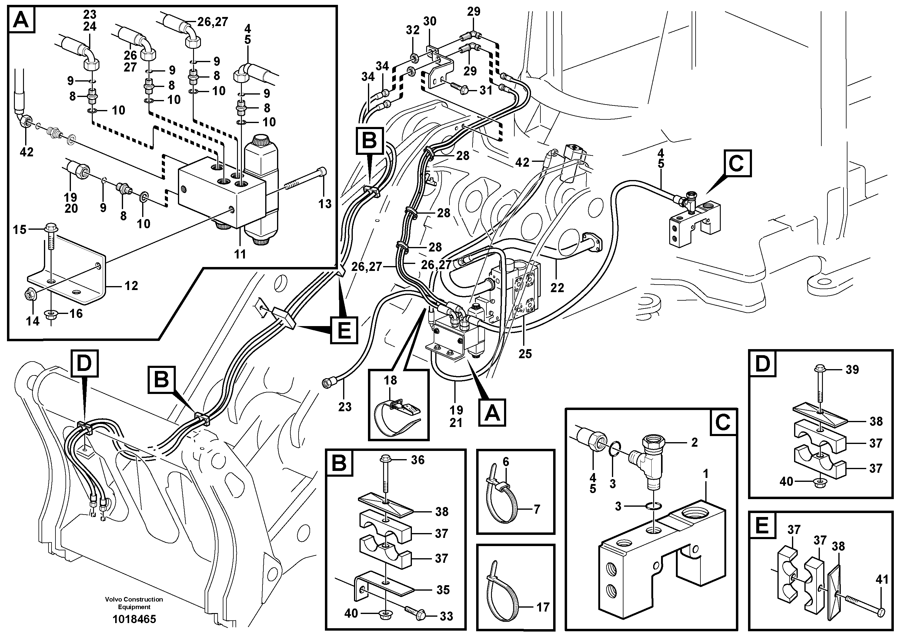 Timing gear casing VOE11410361 VOLVO
