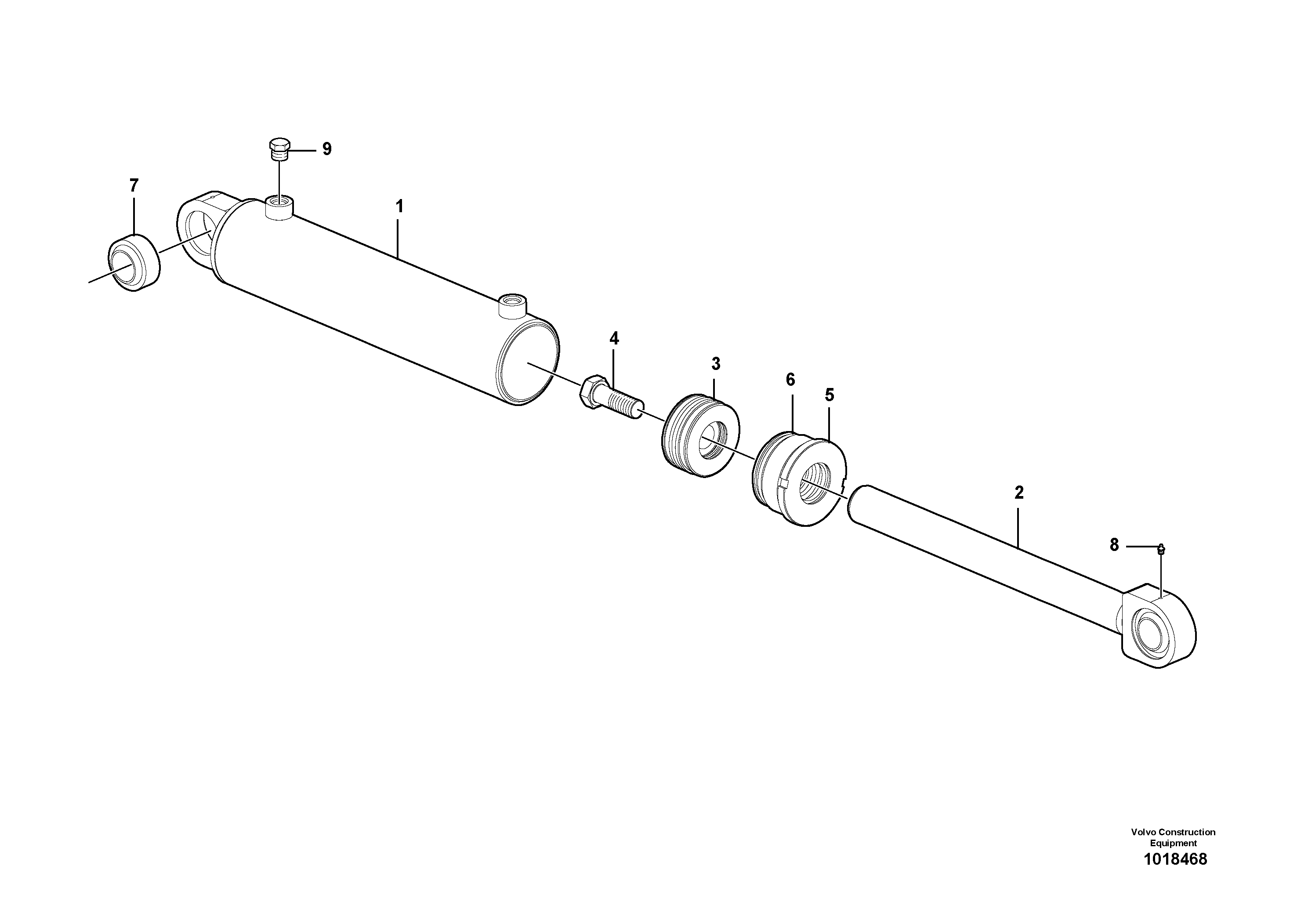 Thrust washer, kit VOE12743172 VOLVO