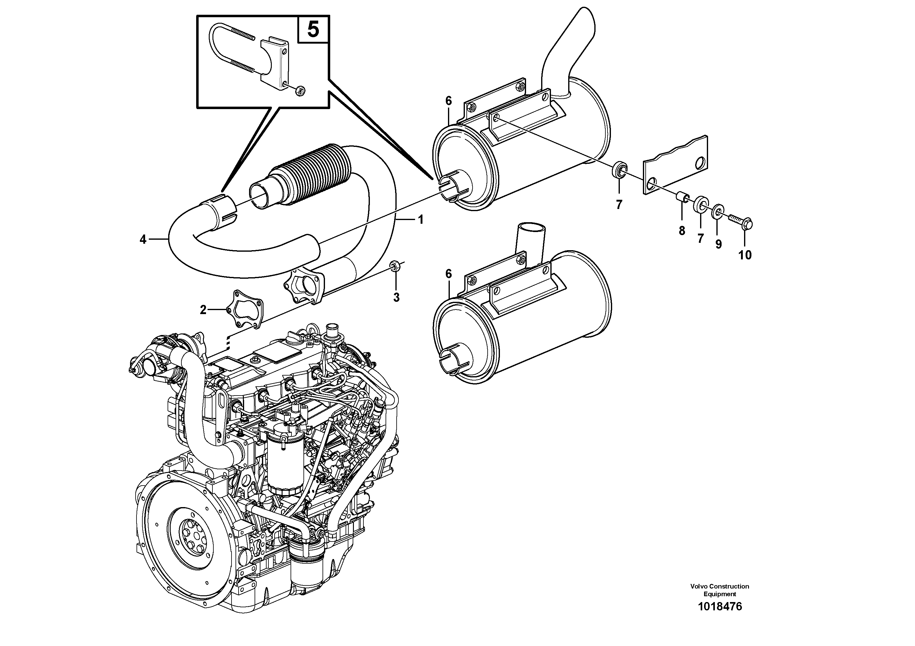 Axle Casing VOE11852475 VOLVO