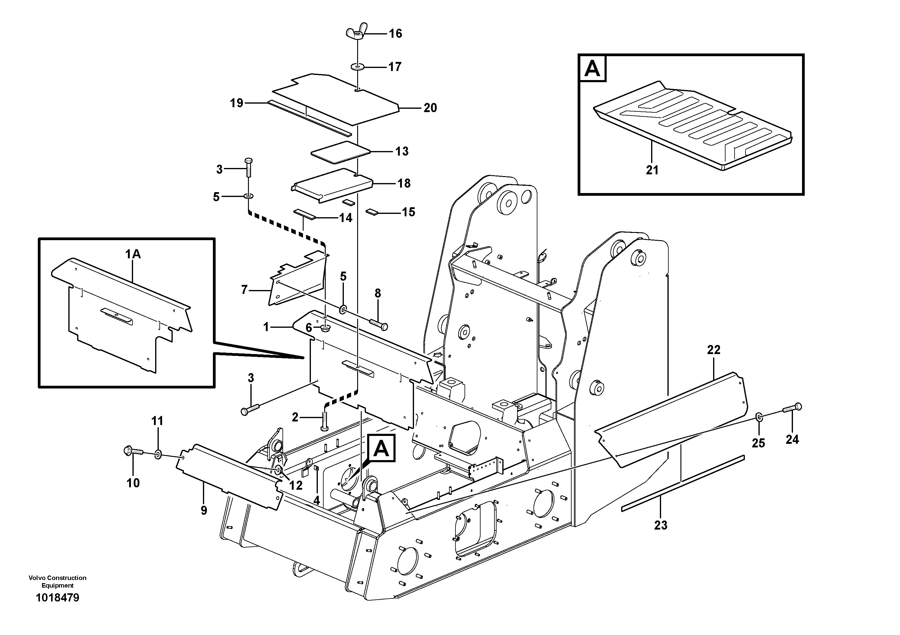 Rubber Strip VOE11841259 VOLVO