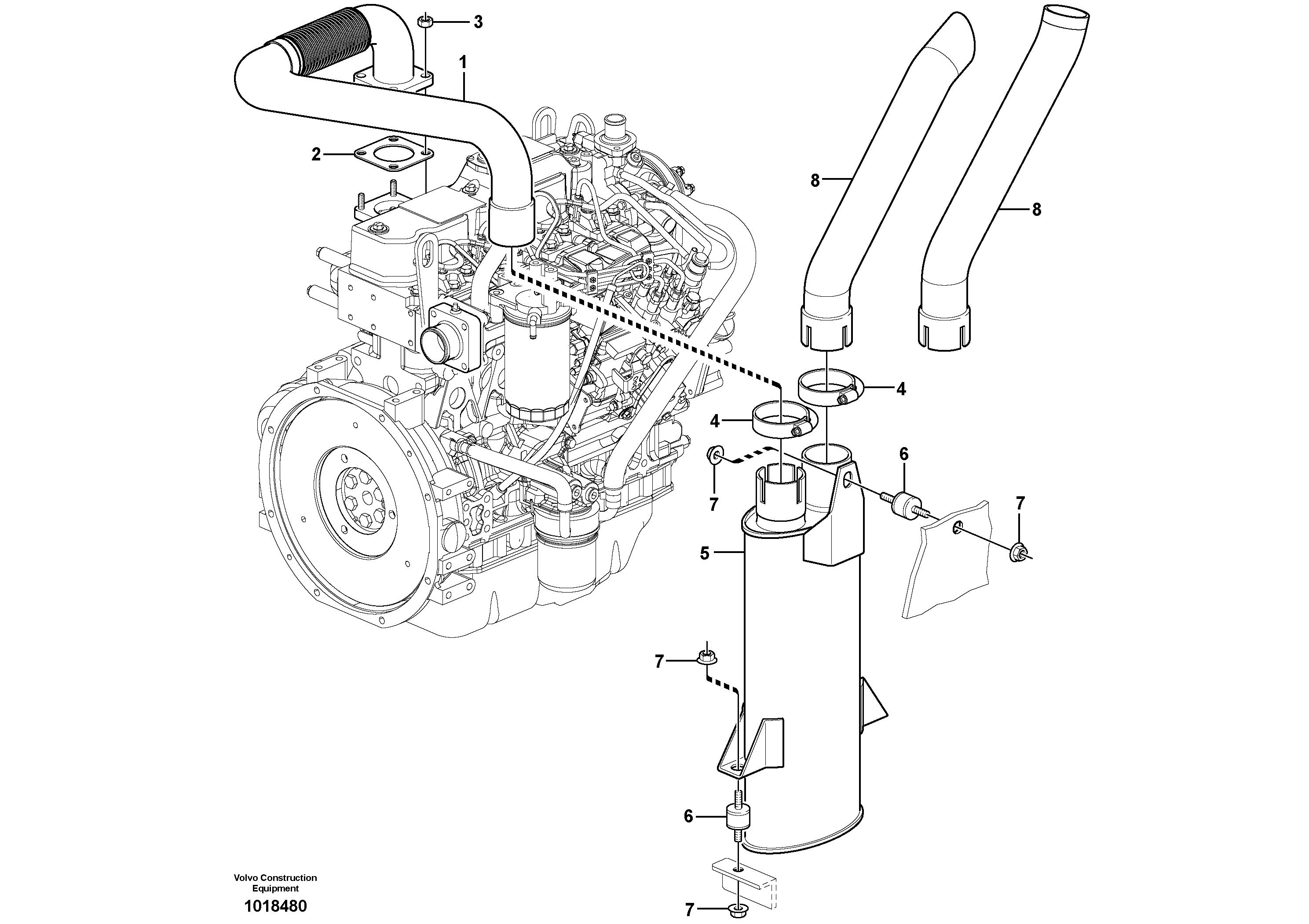Axle Casing VOE11851373 VOLVO