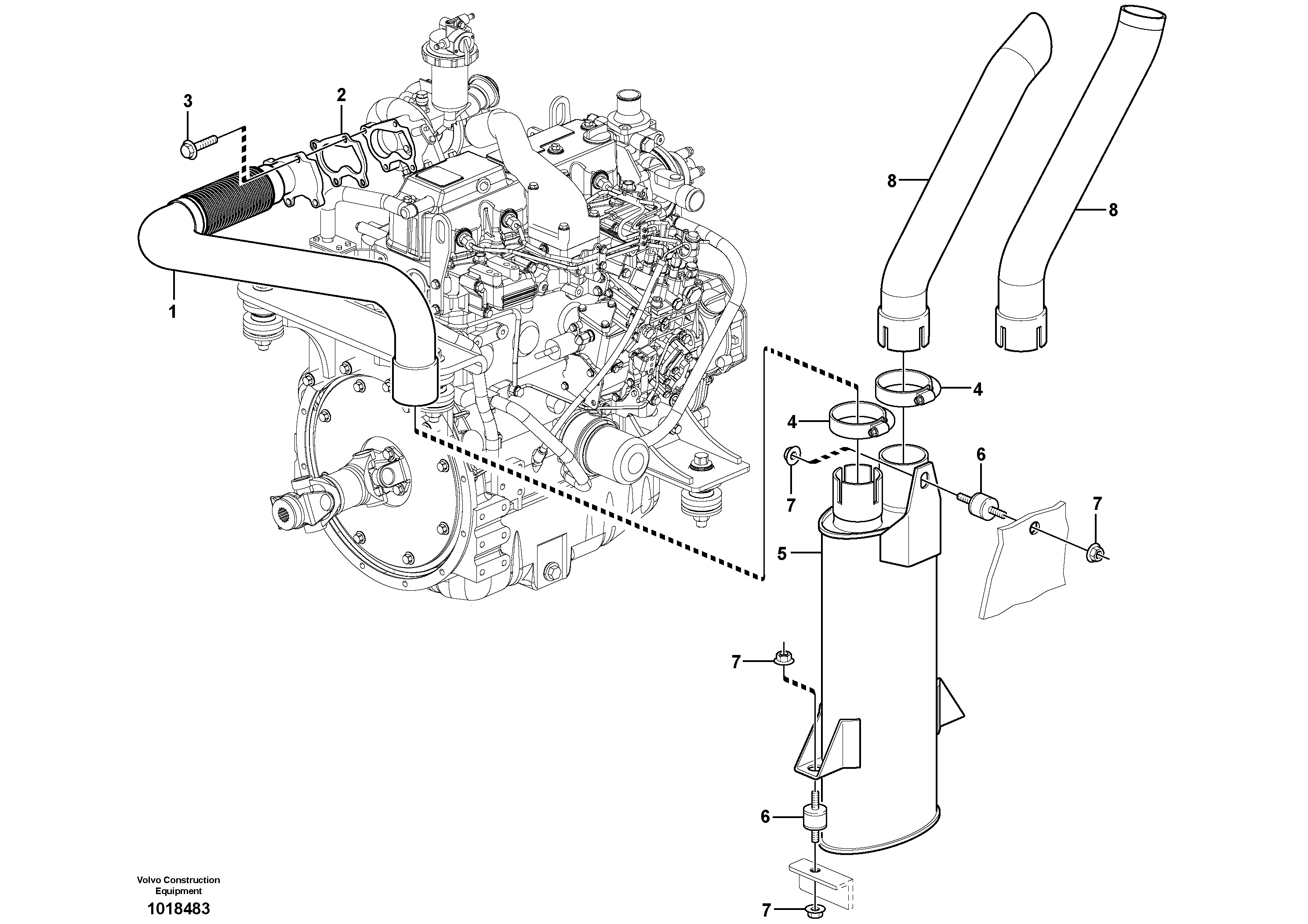 Axle Casing VOE11852188 VOLVO