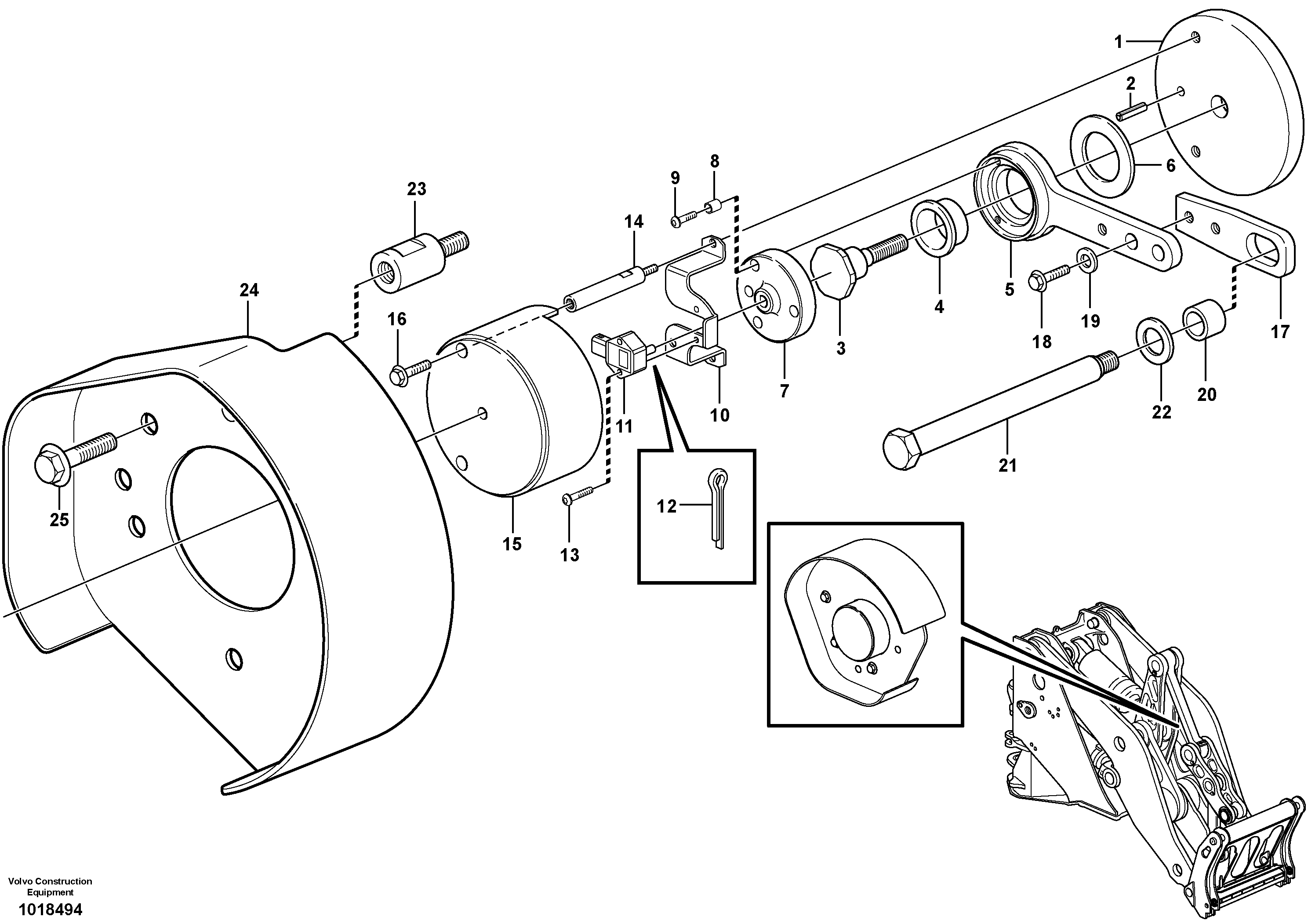 Base Cover VOE11432537 VOLVO