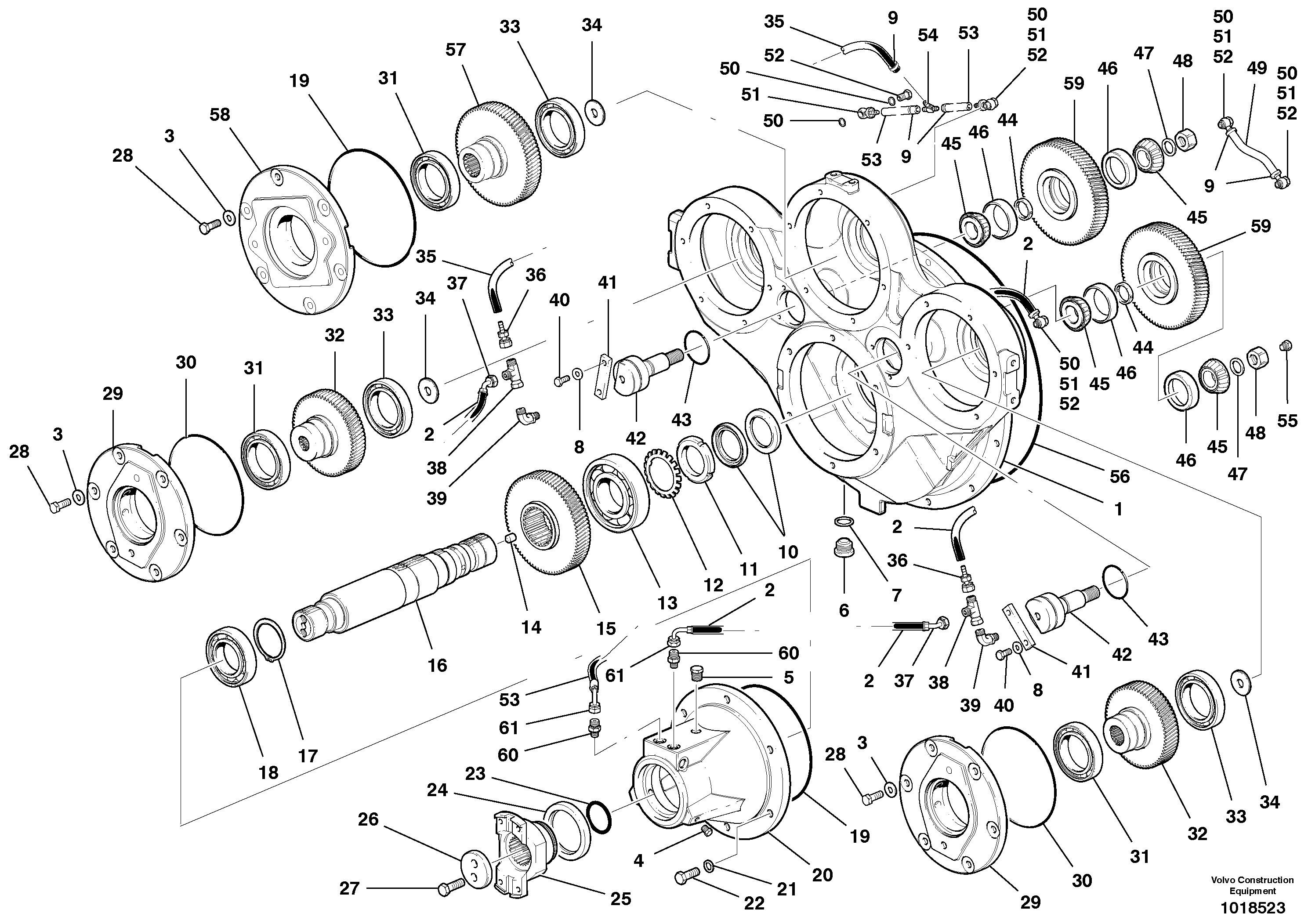 Скользящий зуб VOE12736303 VOLVO