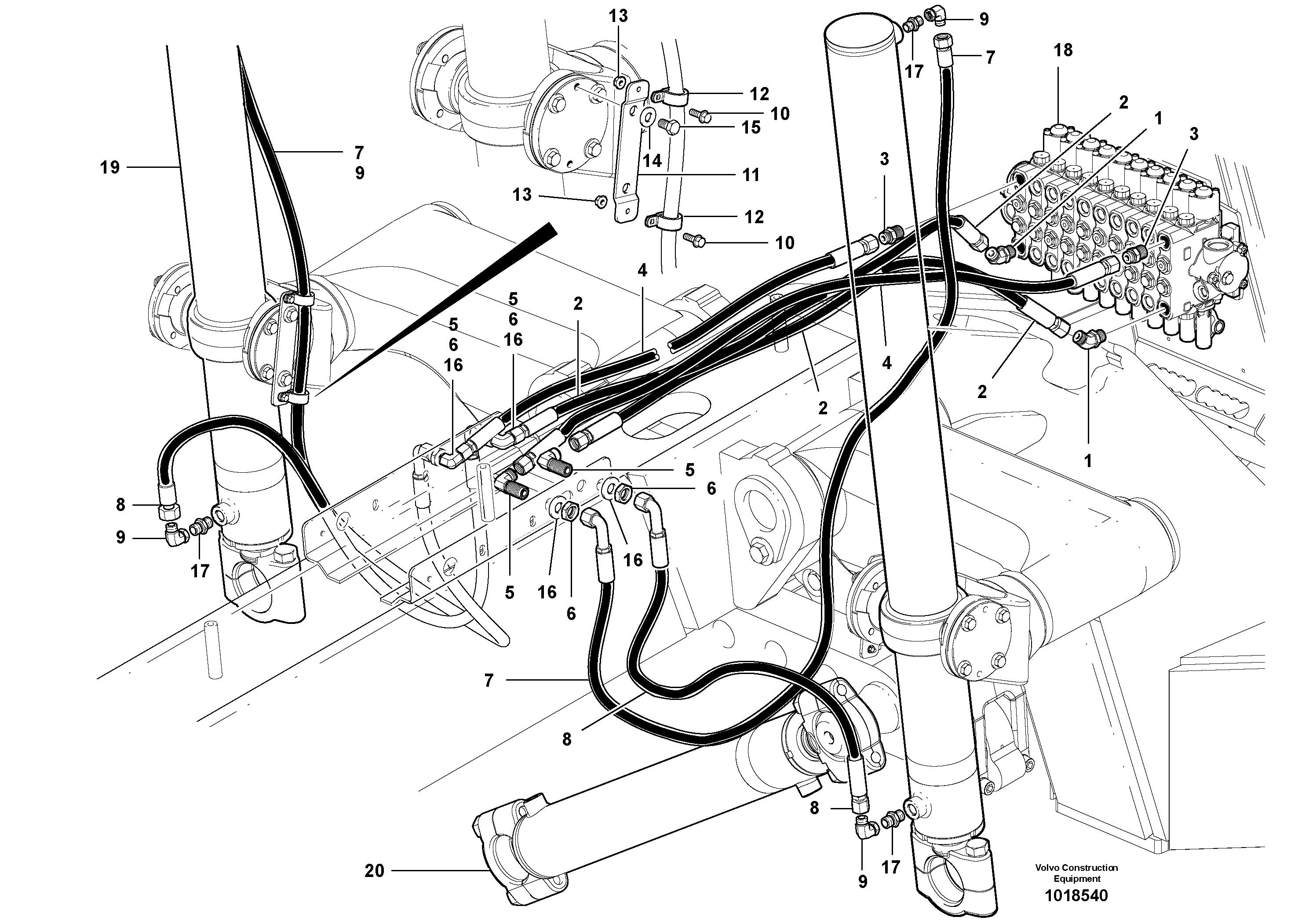 Seat frame VOE12748833 VOLVO