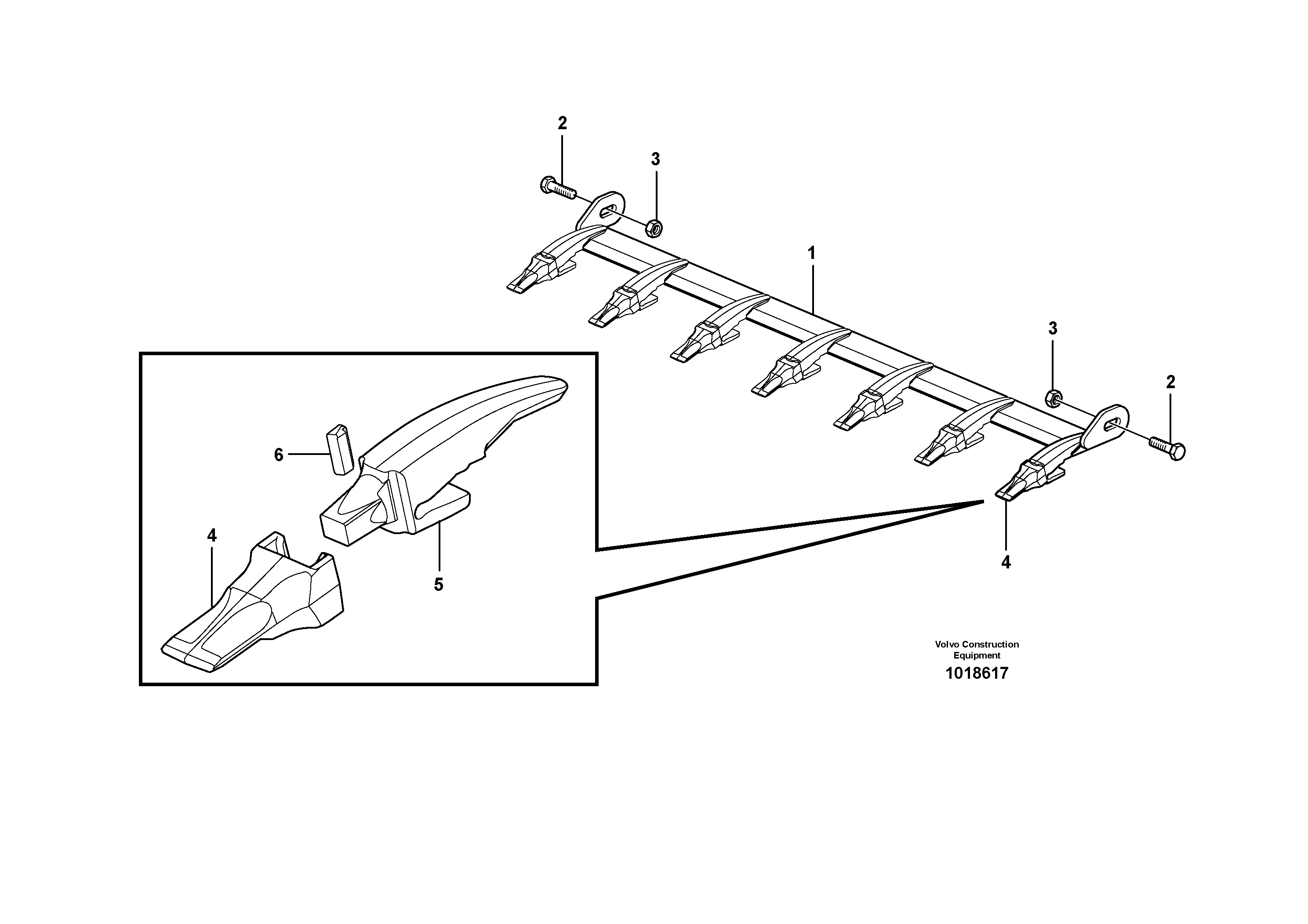 Cutting edge VOE11842871 VOLVO