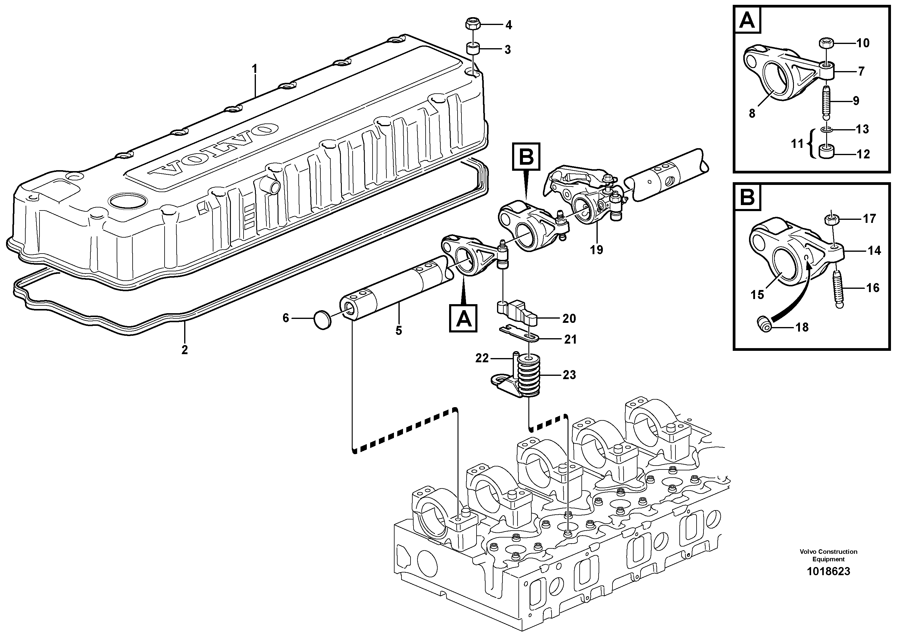 R Window Wiper VOE1677357 VOLVO