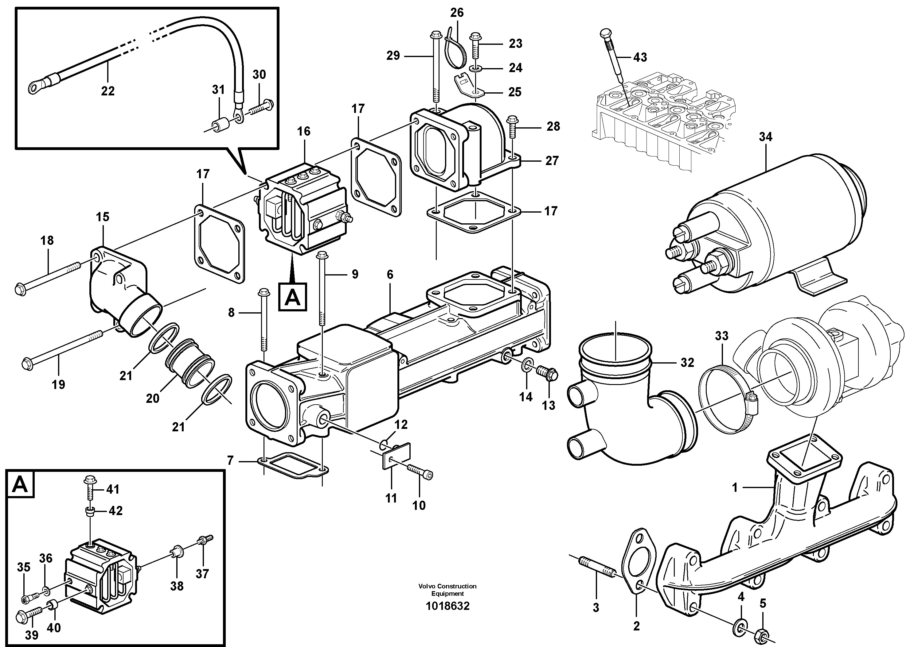For upper engine part VOE20459933 VOLVO