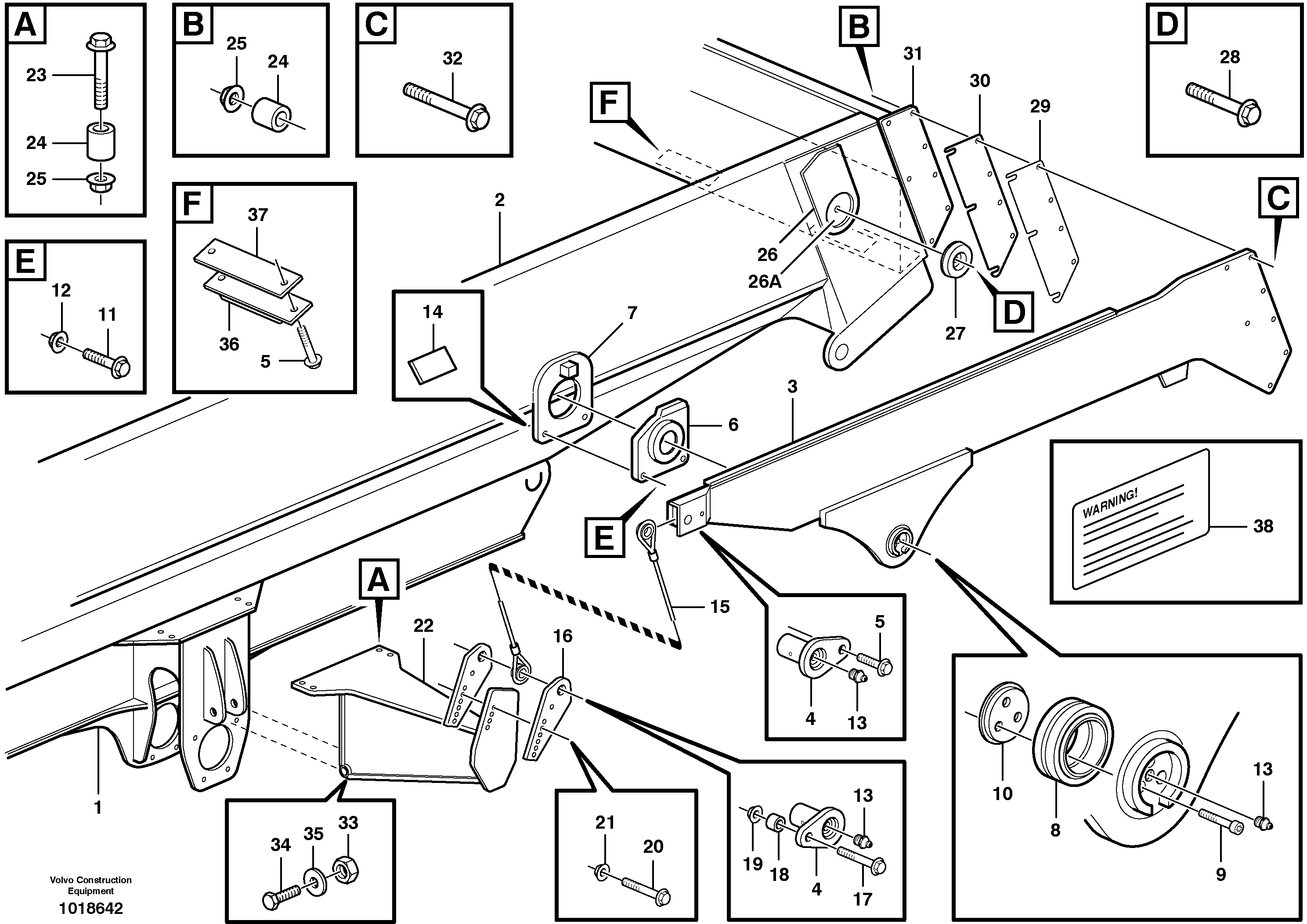Radio Support VOE11118432 VOLVO