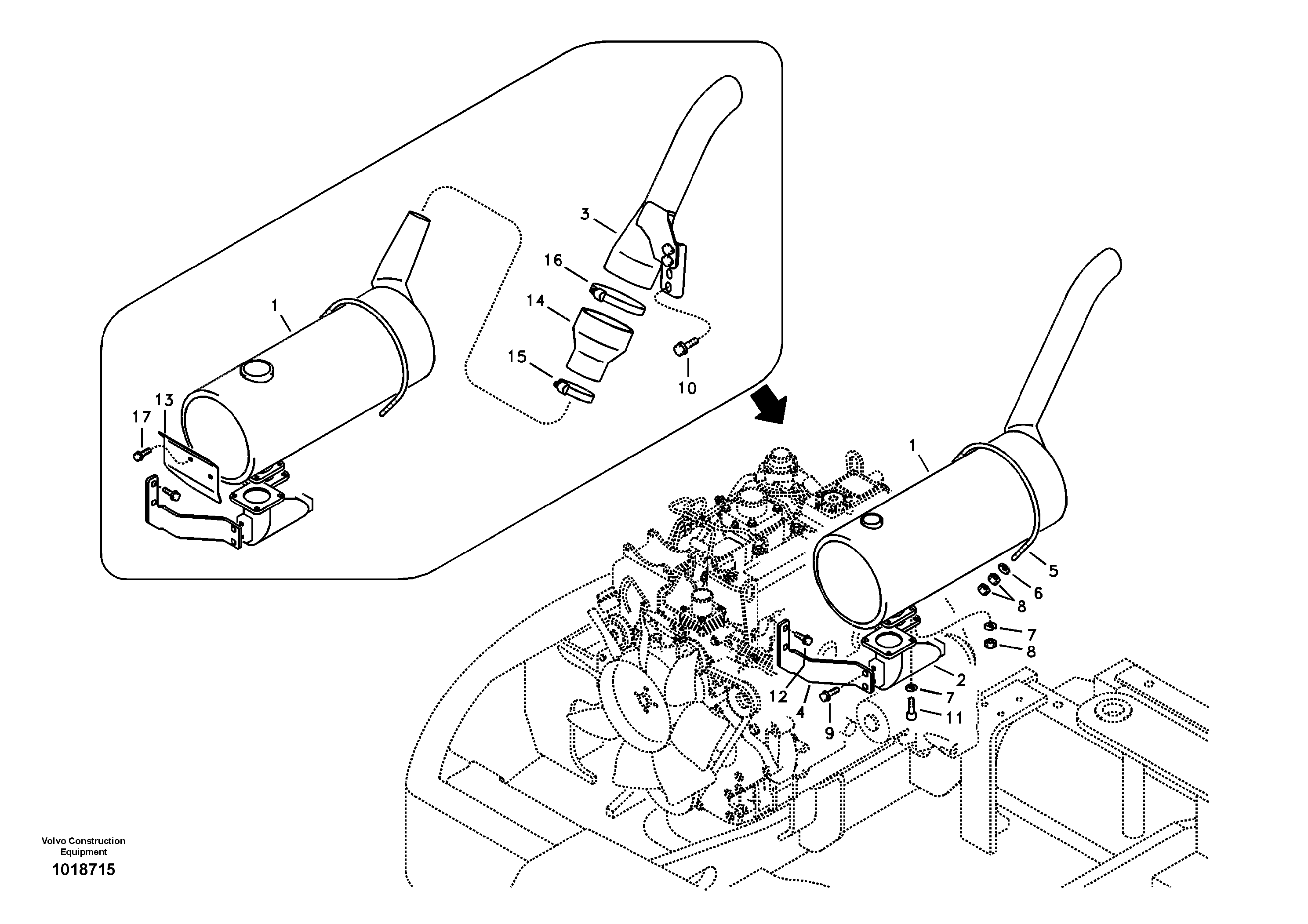 Air Duct VOE14617982 VOLVO