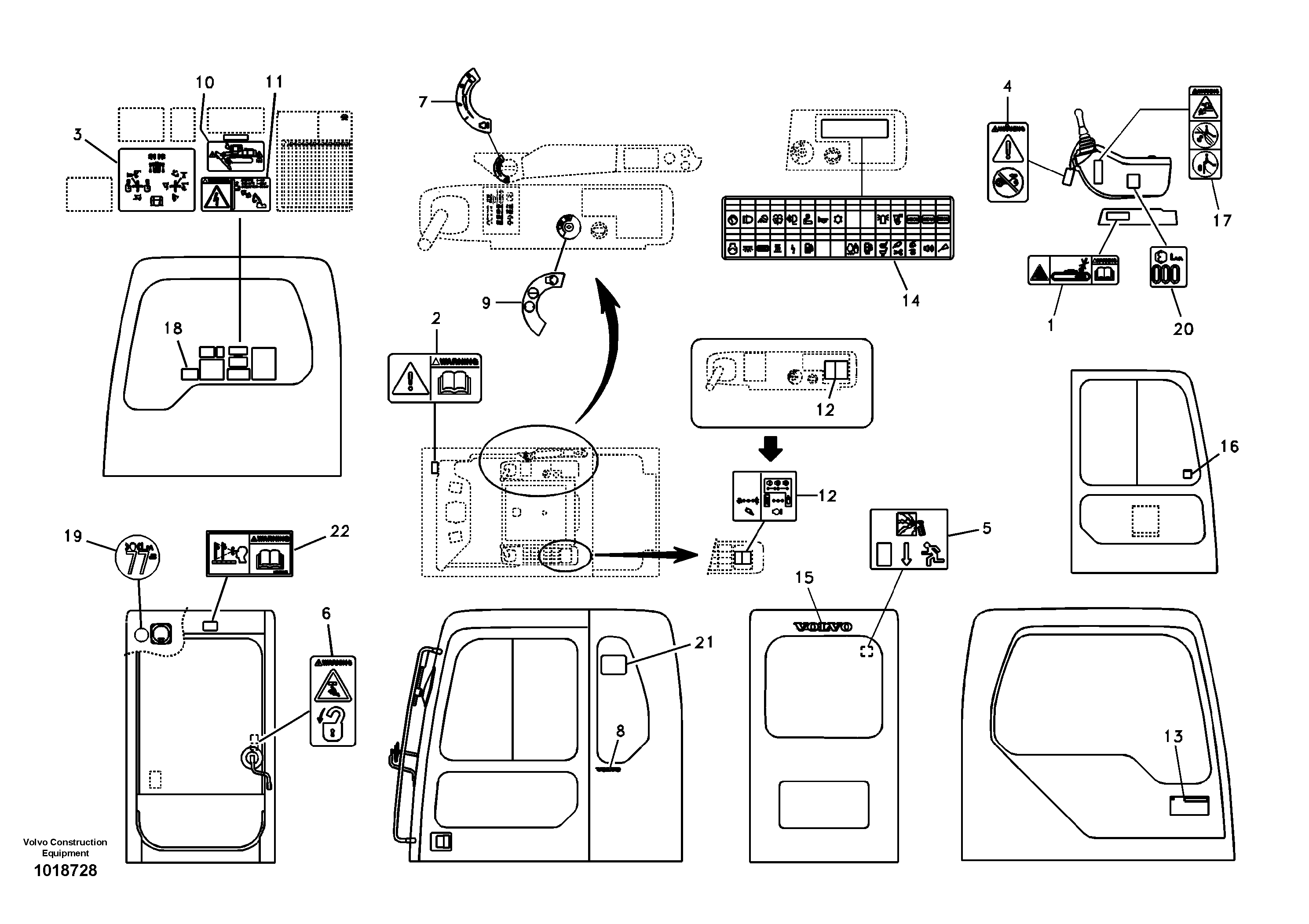 Decal Set VOE14518630 VOLVO