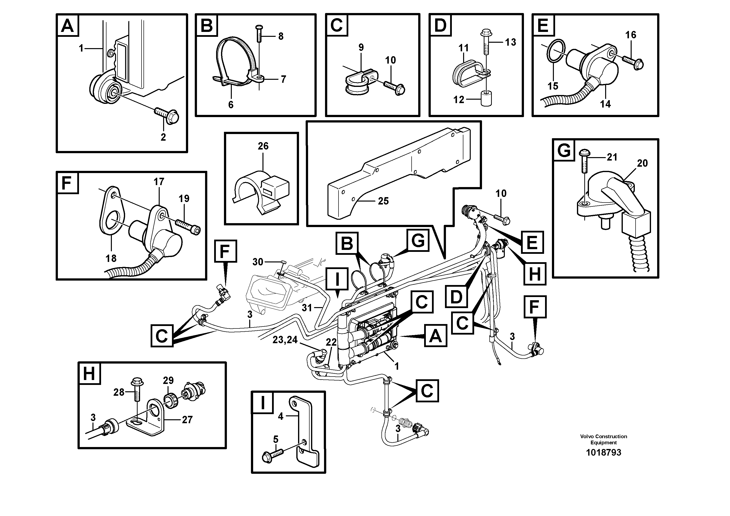Flange screw VOE472409 VOLVO