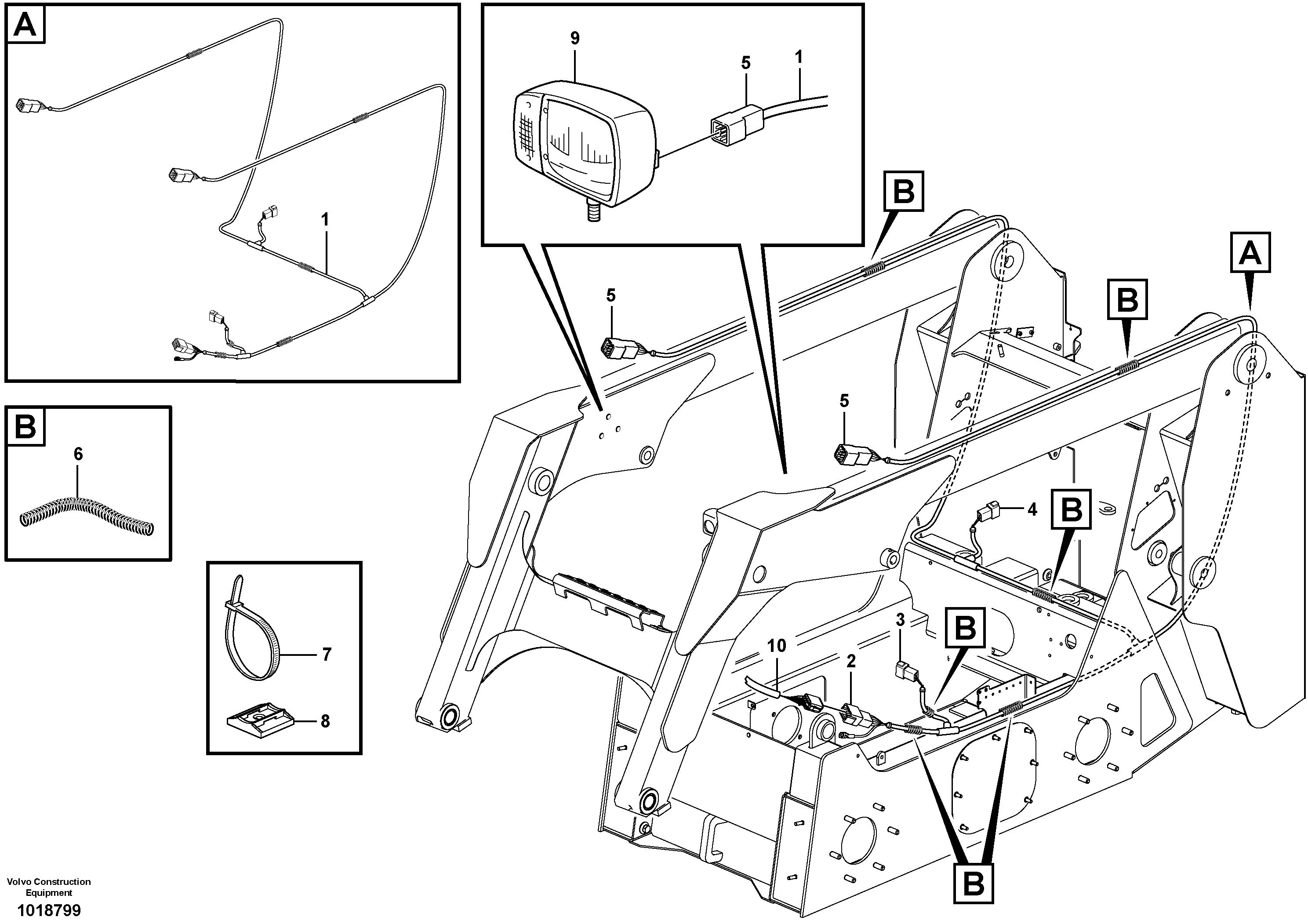 Wire harness VOE11851345 VOLVO