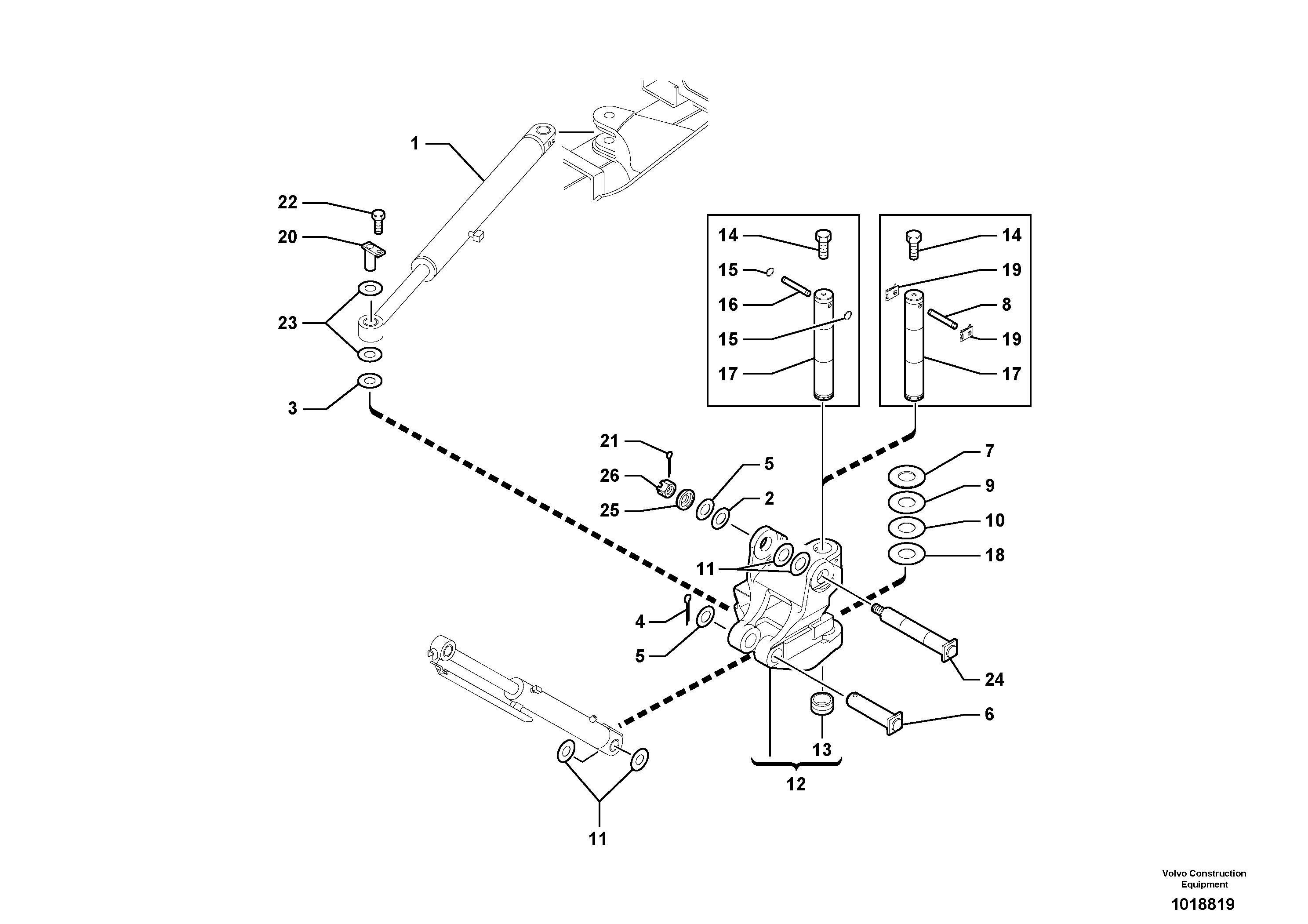 Swg Lk Cylinder VOE11803788 VOLVO