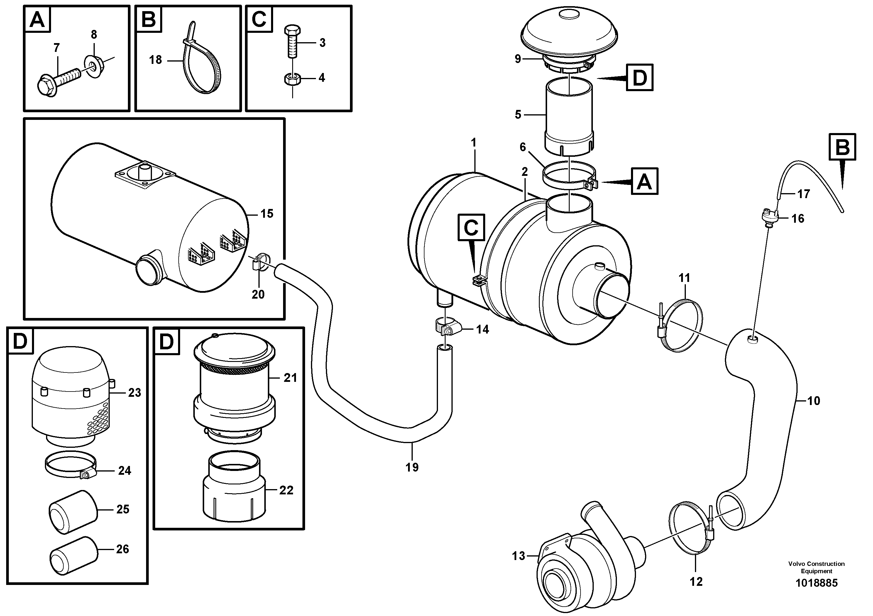 Hydraulic Lock VOE17486802 VOLVO