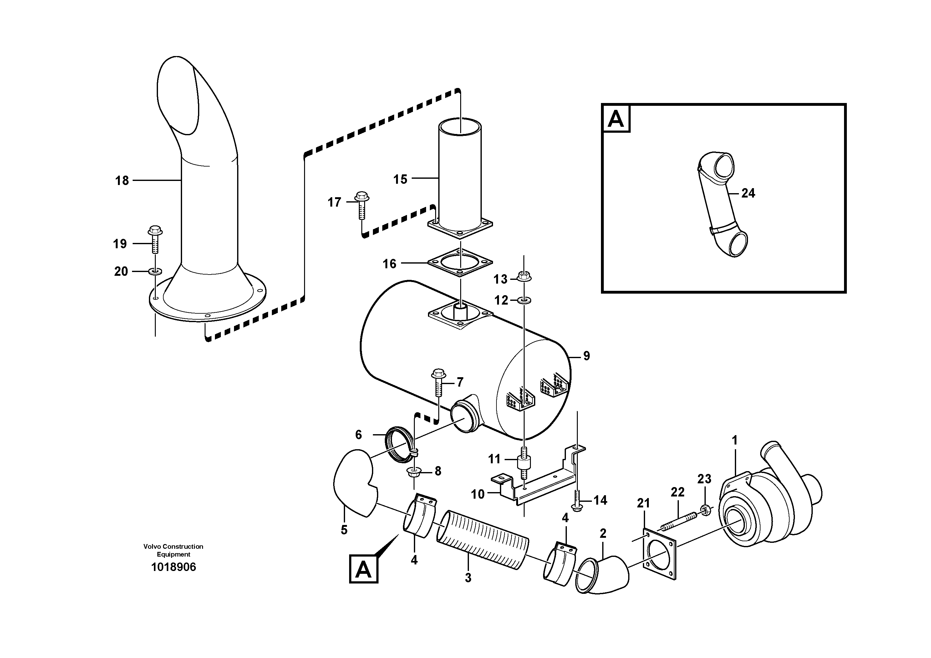 Axle Casing VOE11172243 VOLVO