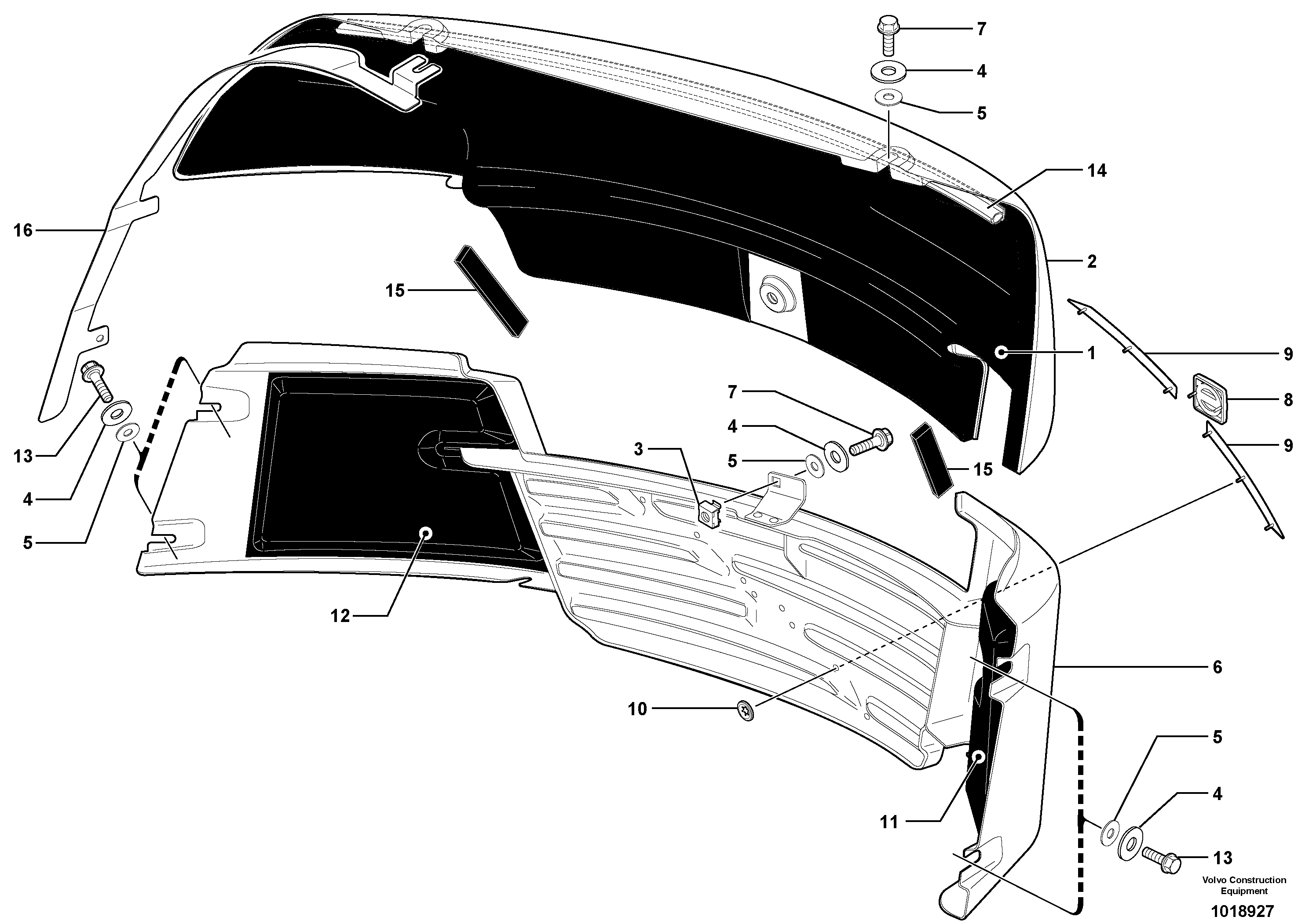 Rec.housing VOE11801309 VOLVO