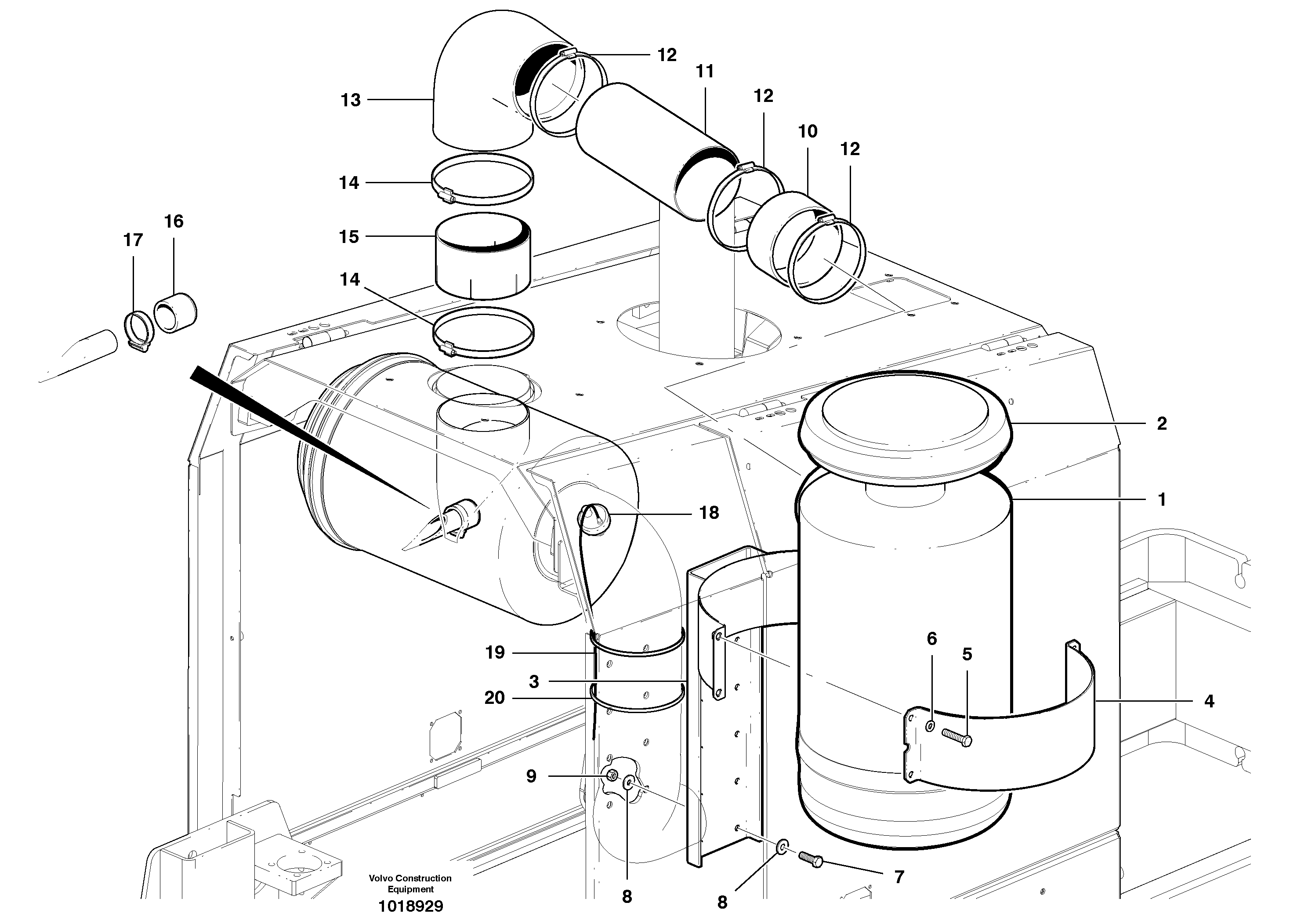 Elbow CH67581 VOLVO