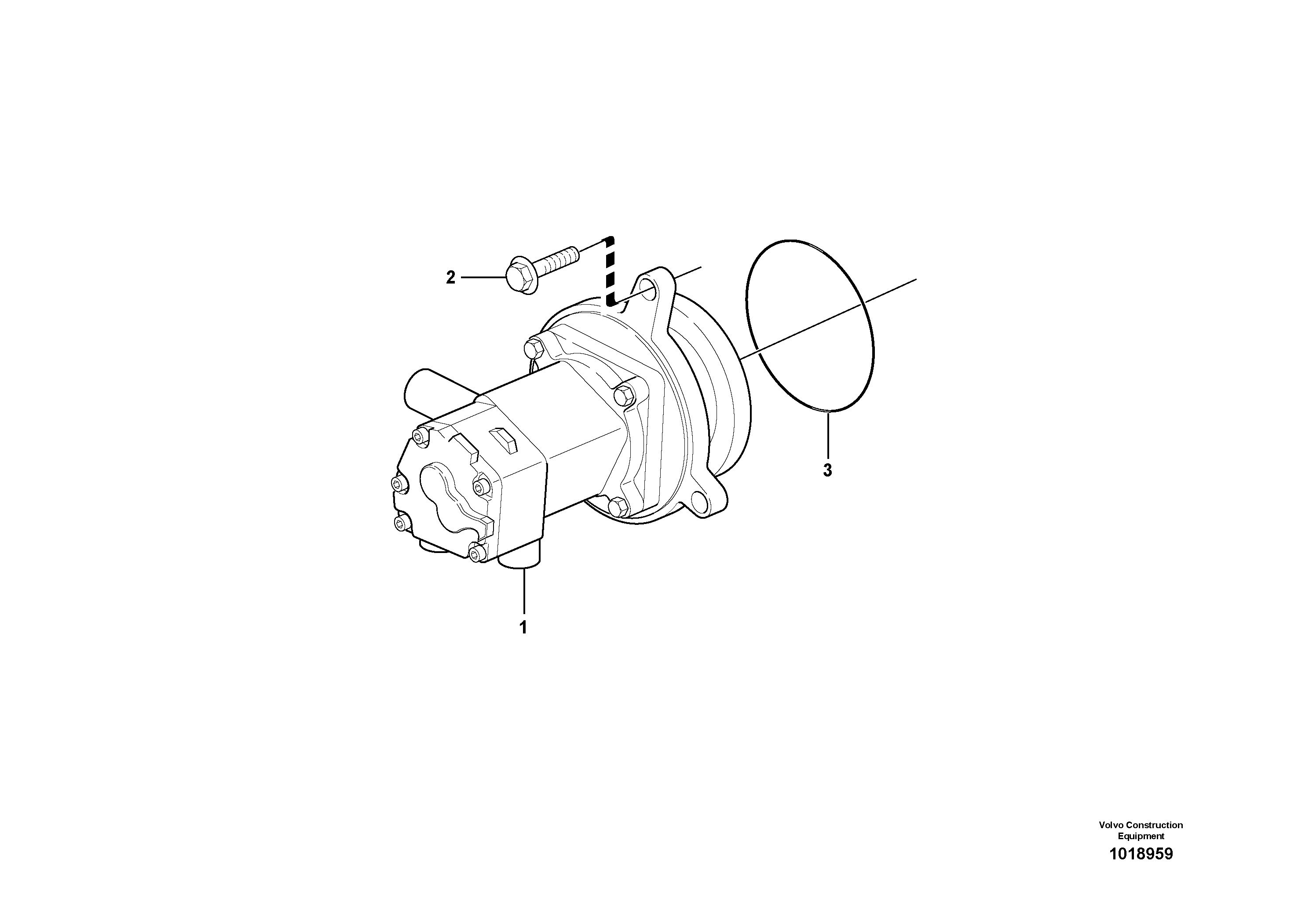 Fuel pump VOE3837998 VOLVO
