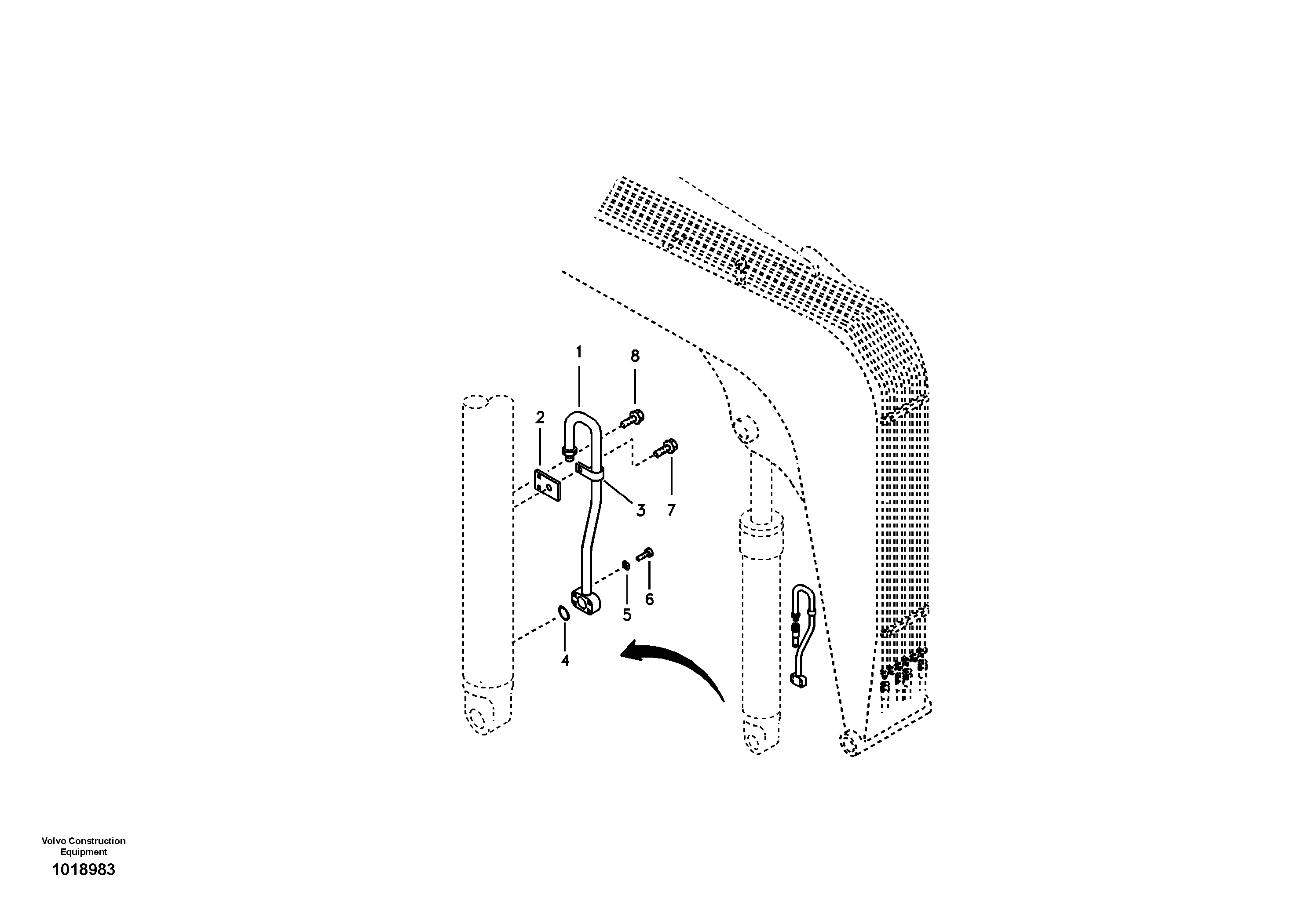 Pipe VOE14538806 VOLVO