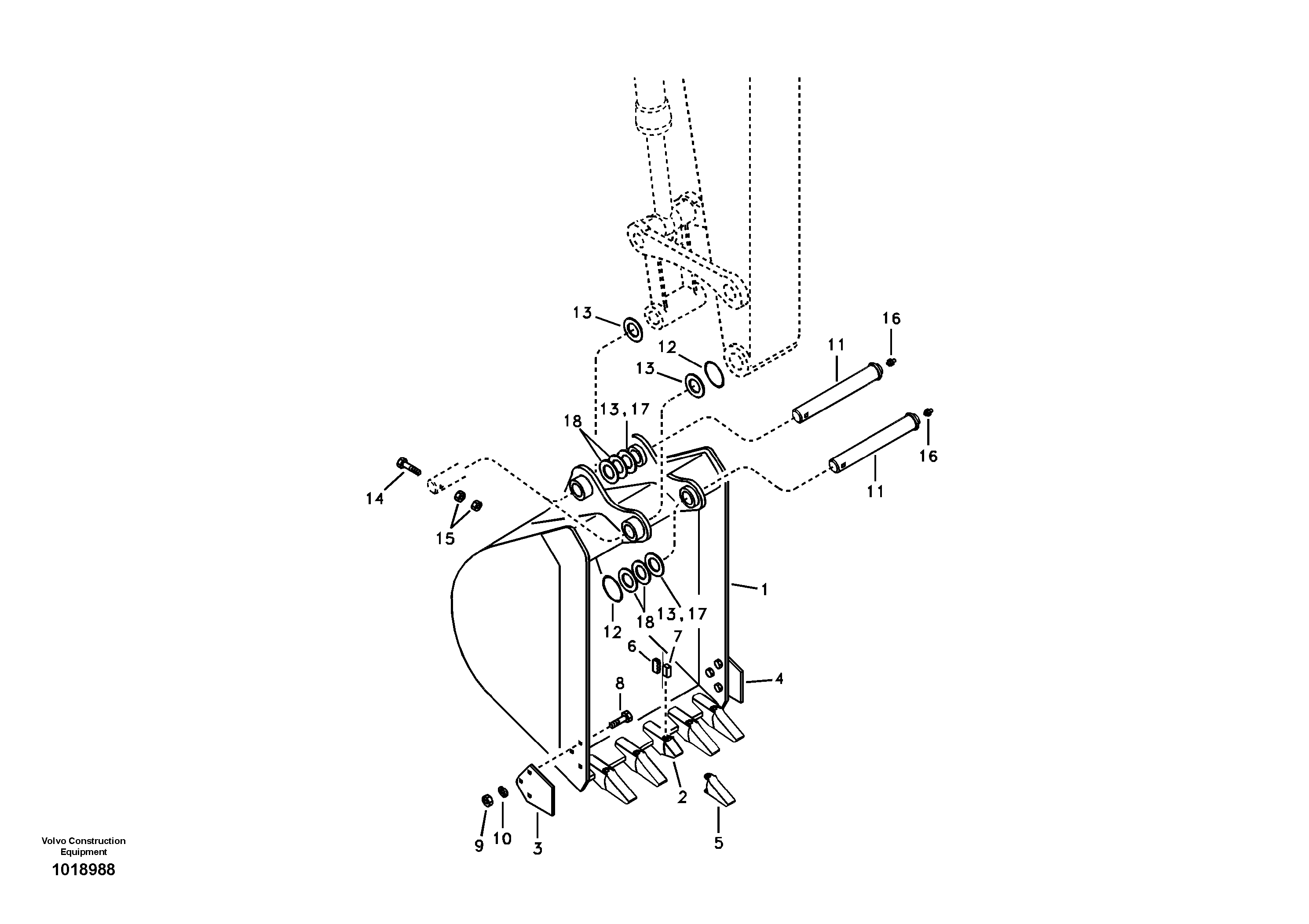 Cutting edge VOE14526641 VOLVO