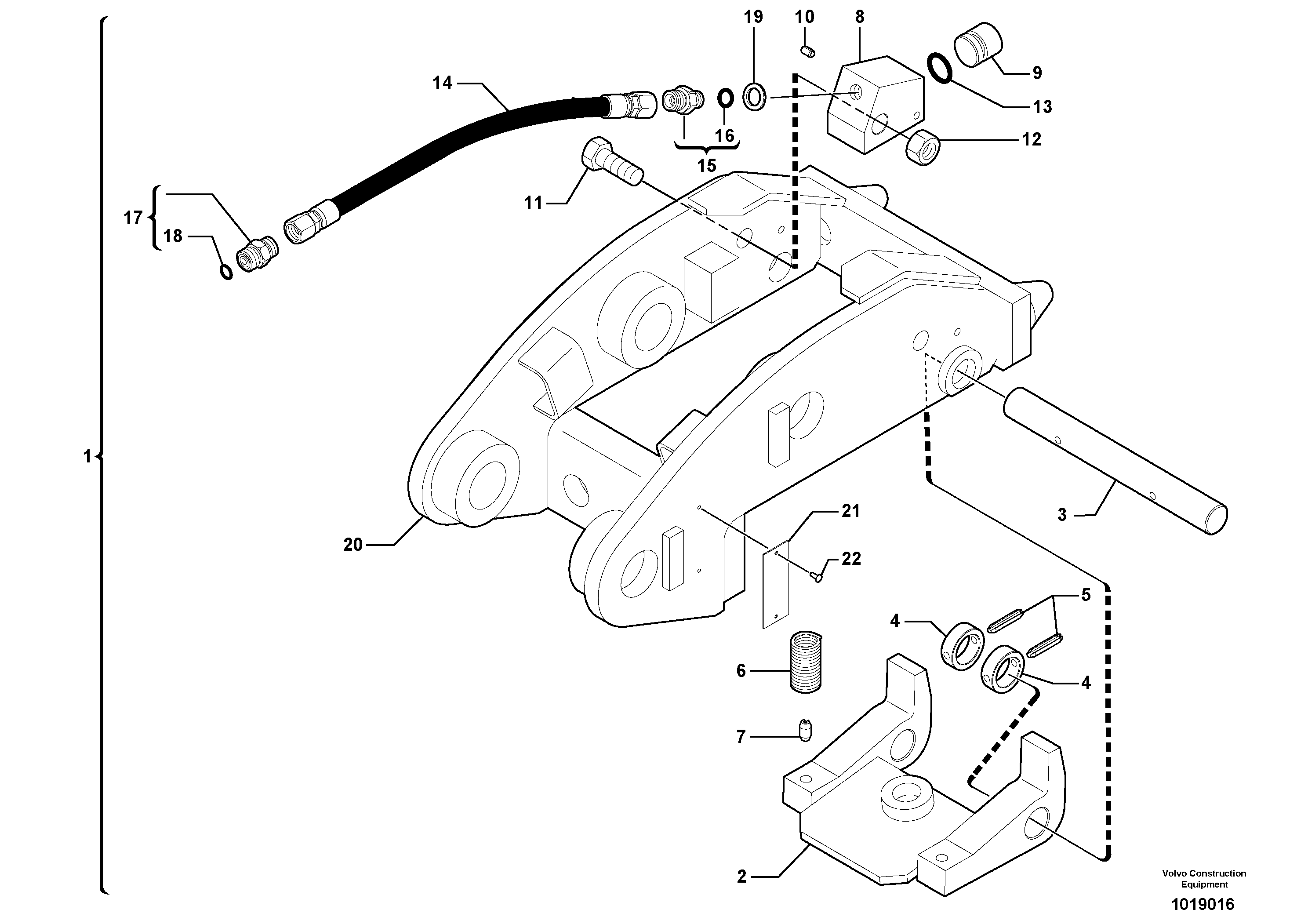 Insulating plate VOE11804064 VOLVO