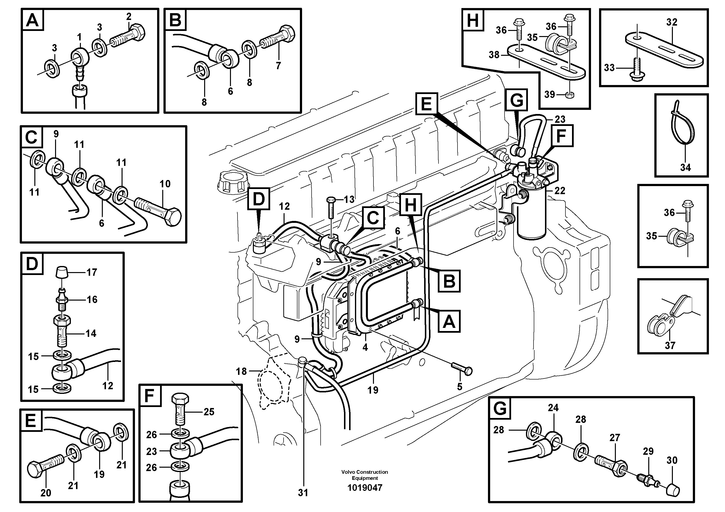 Bracket VOE845999 VOLVO