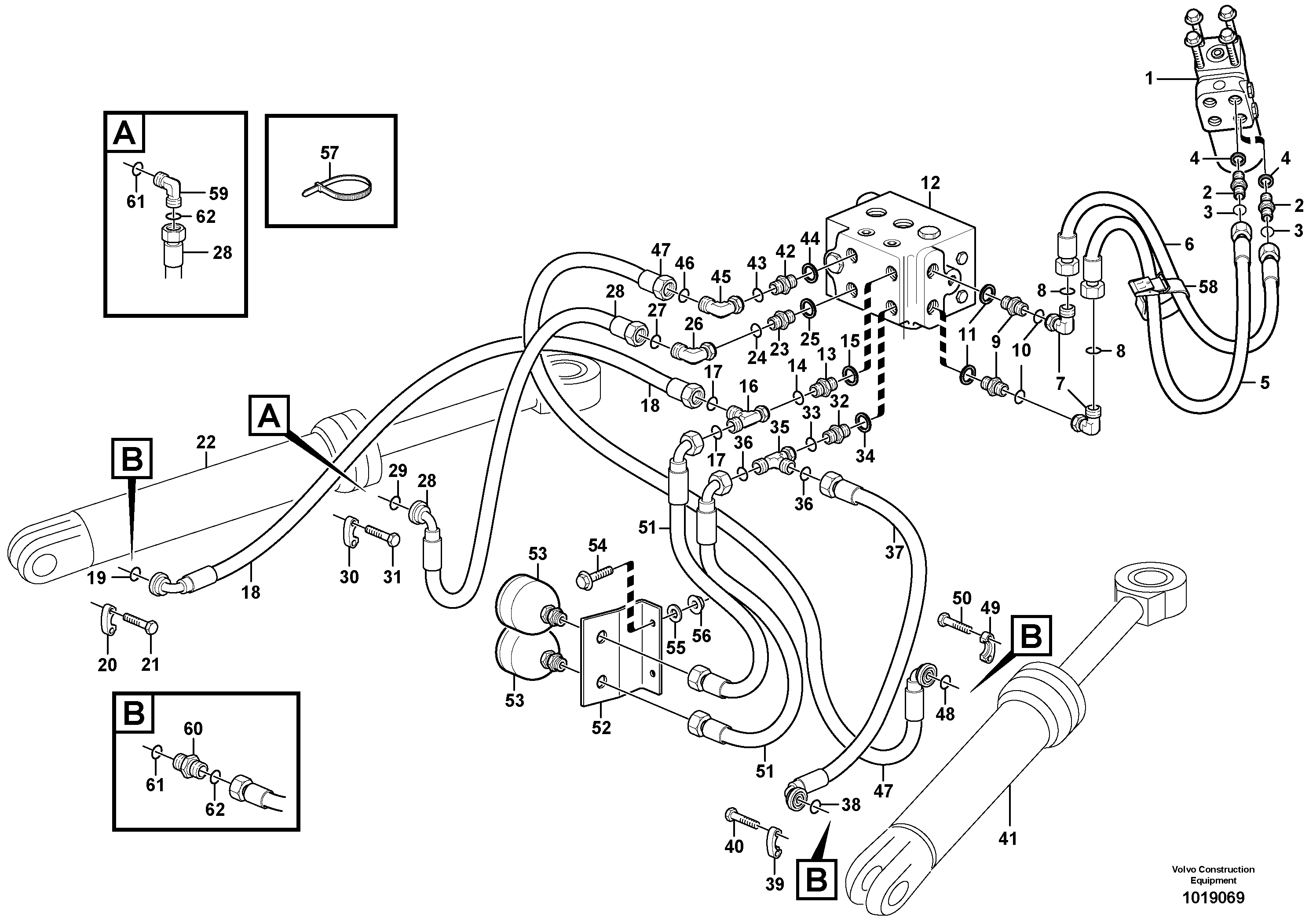 Timing gear casing VOE11147953 VOLVO