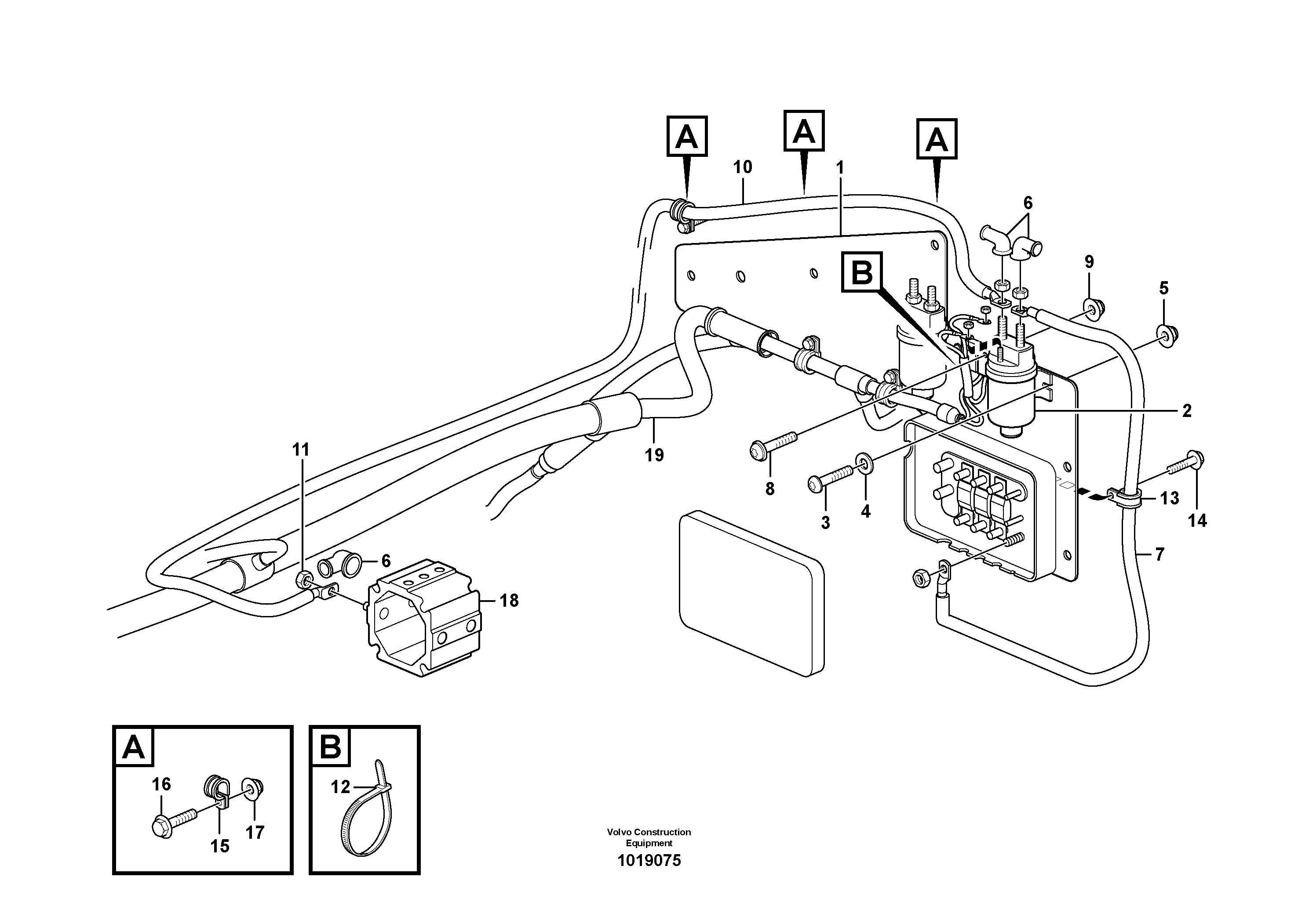 Radio Support VOE11160769 VOLVO