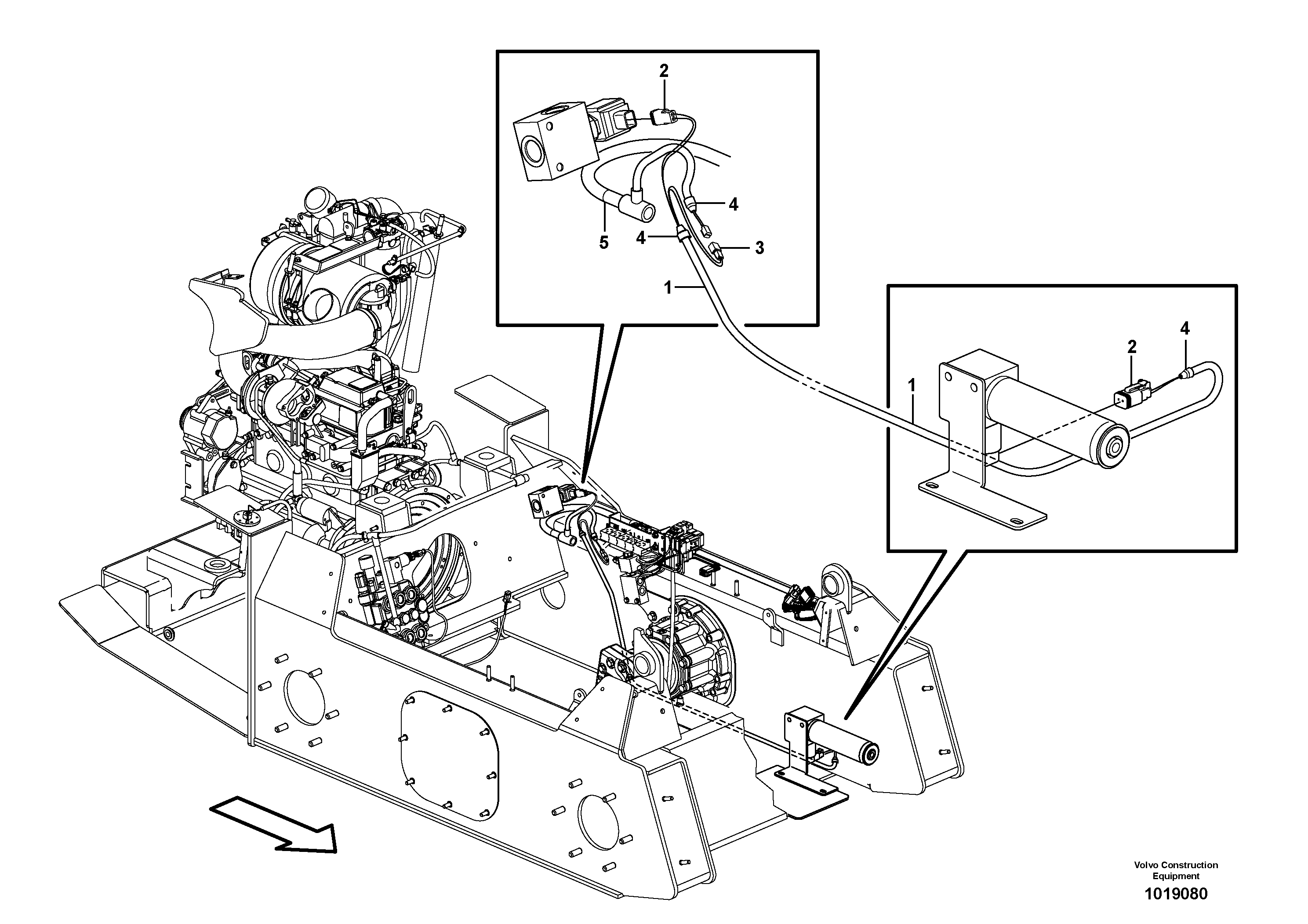 Wire harness VOE11852603 VOLVO
