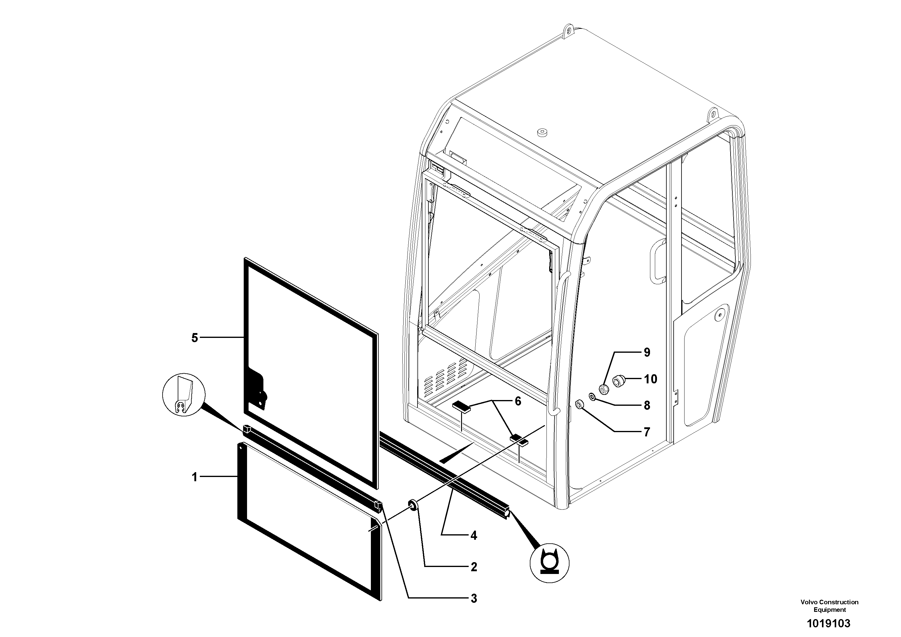 Windscreen PJ7418287 VOLVO