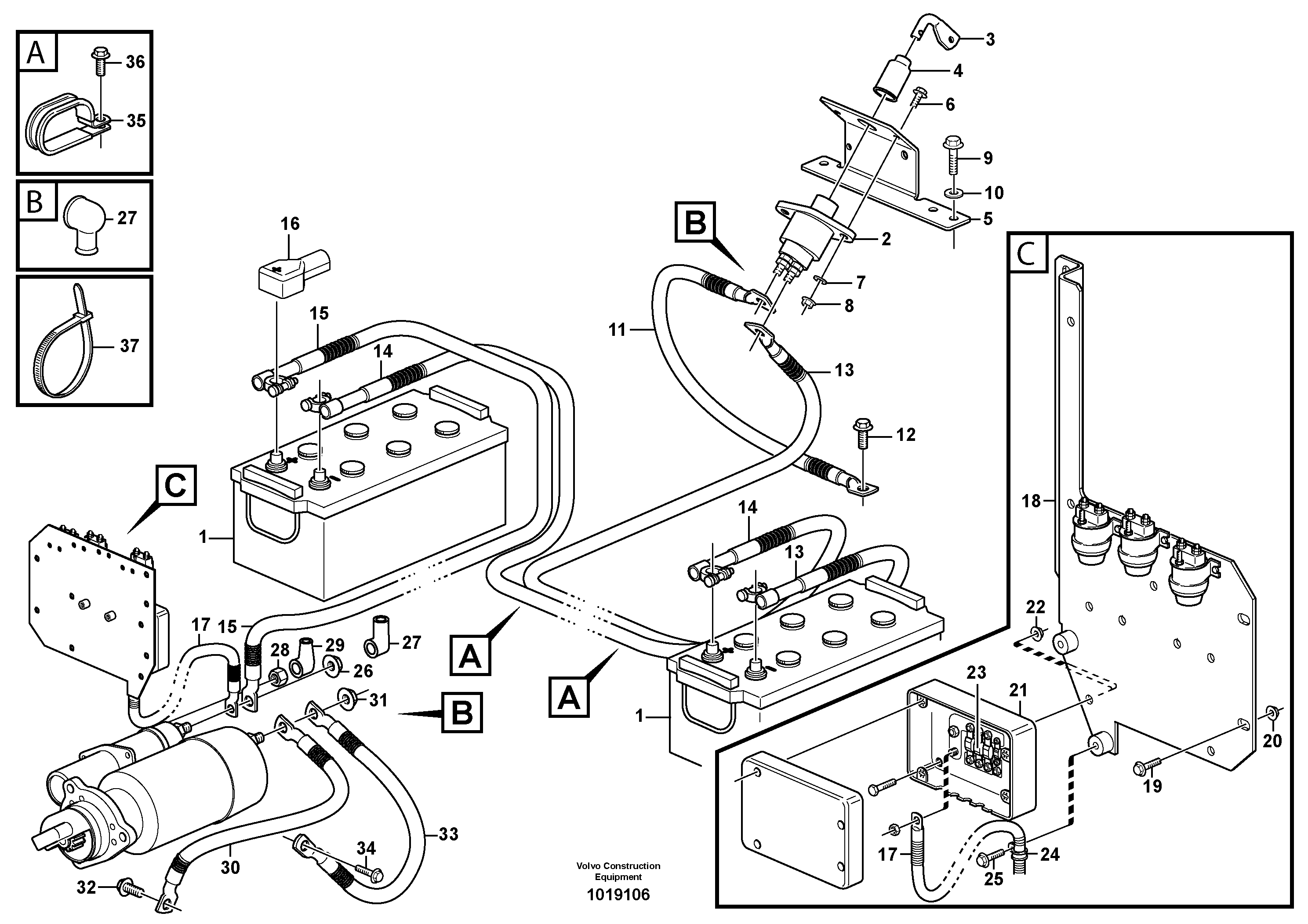 Brush Bearing VOE11147641 VOLVO