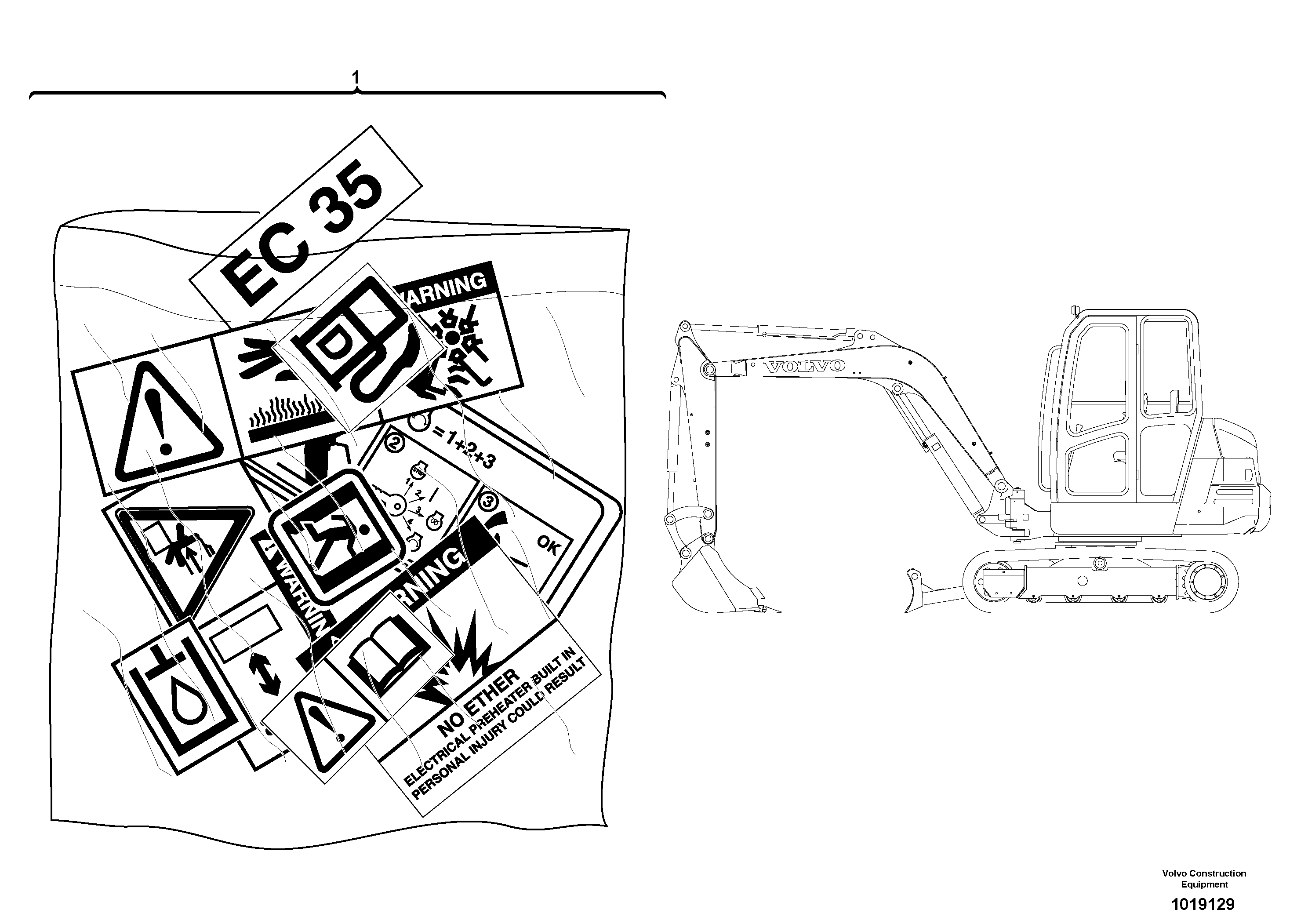 Swing Frame VOE11807033 VOLVO