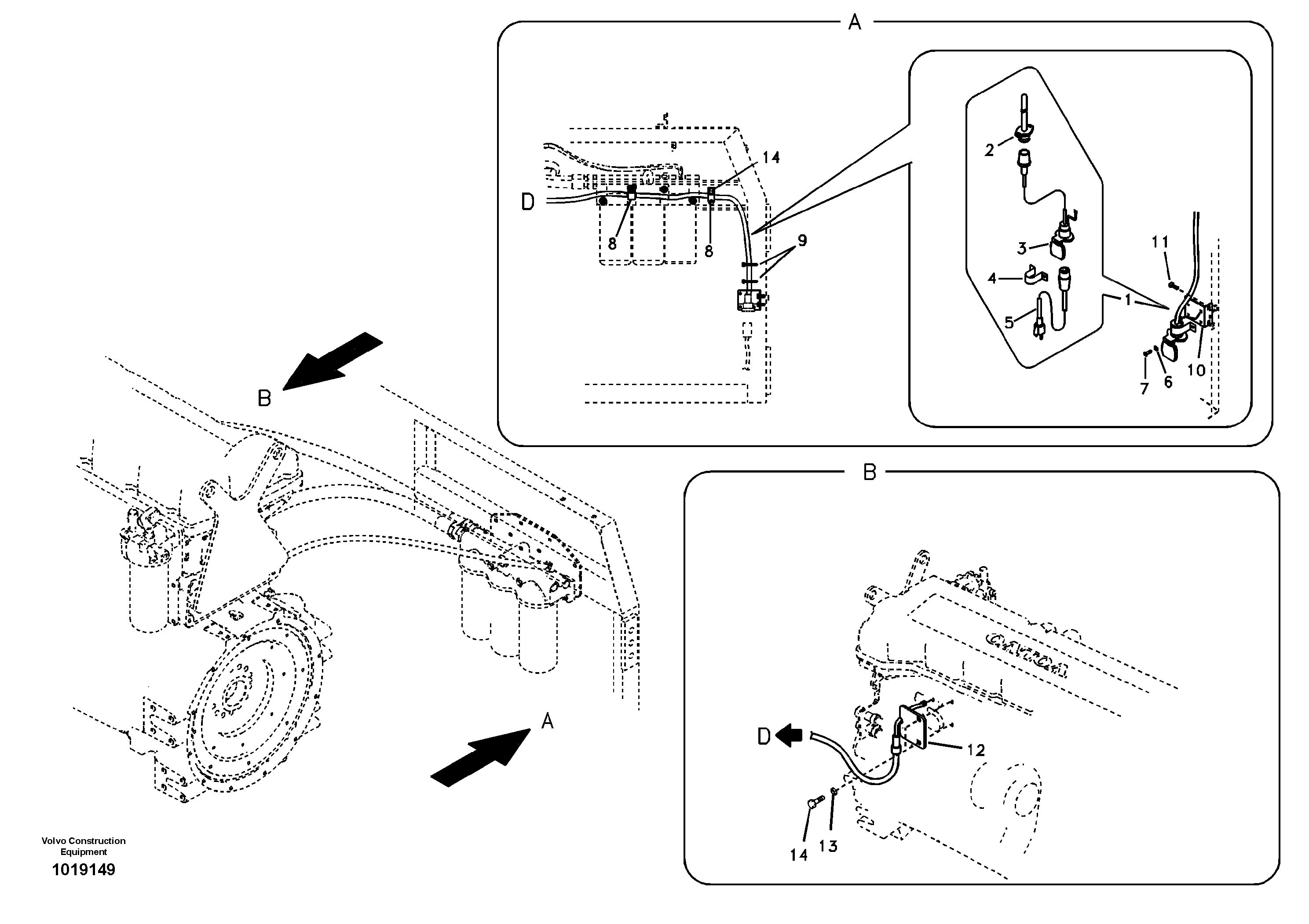 Sensor, position VOE14530689 VOLVO