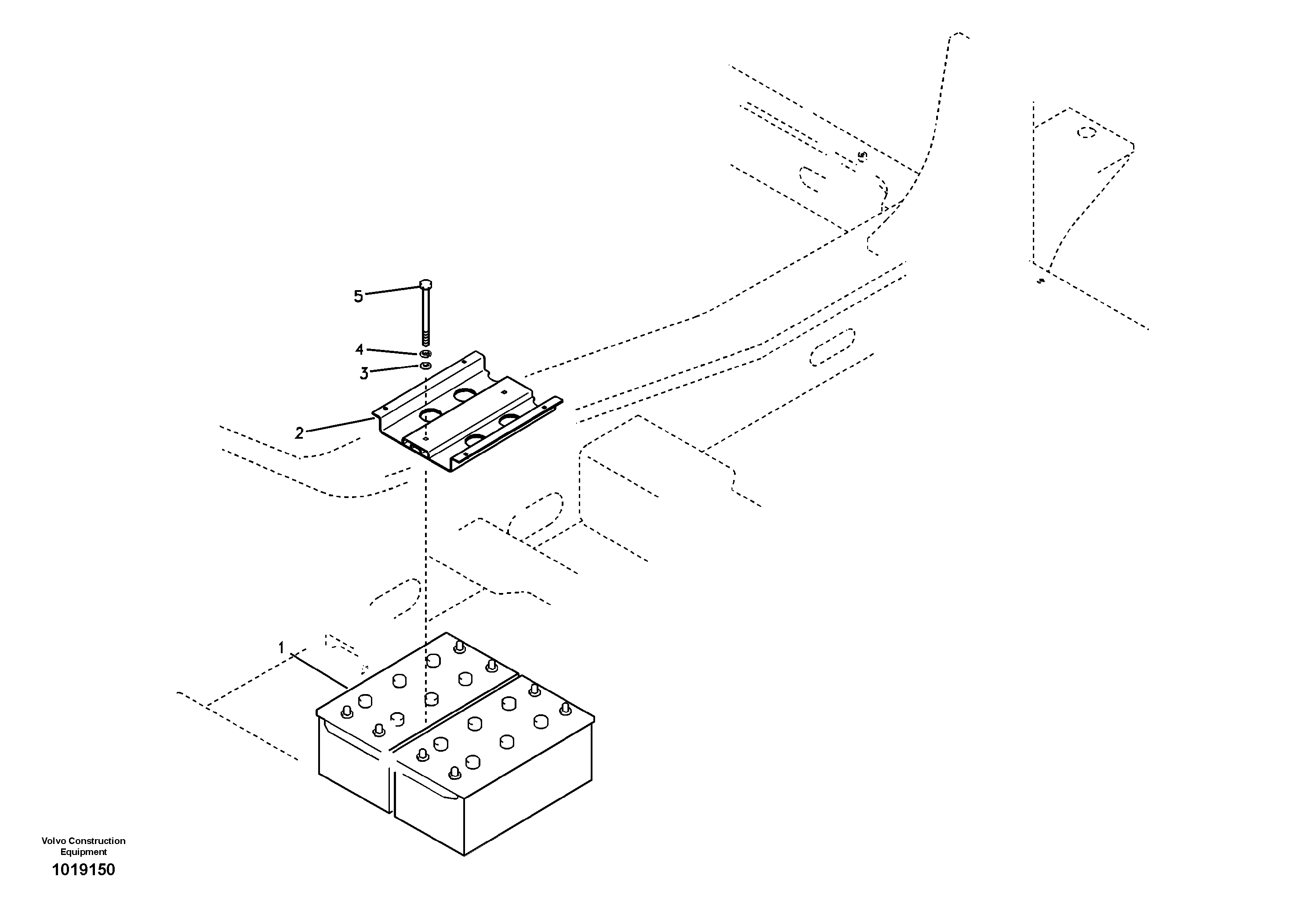 Seat frame VOE14547786 VOLVO