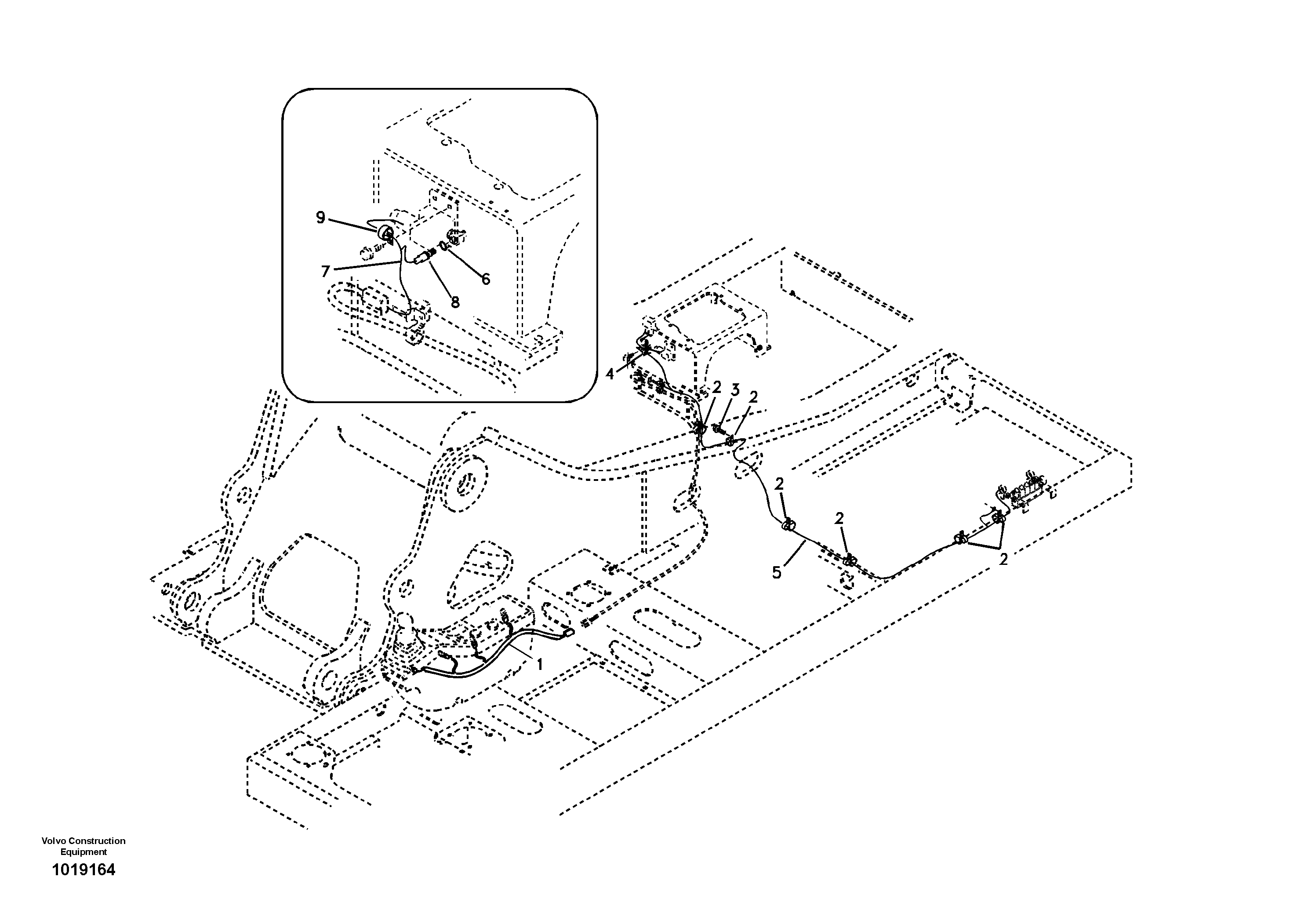 Wire harness VOE14524443 VOLVO