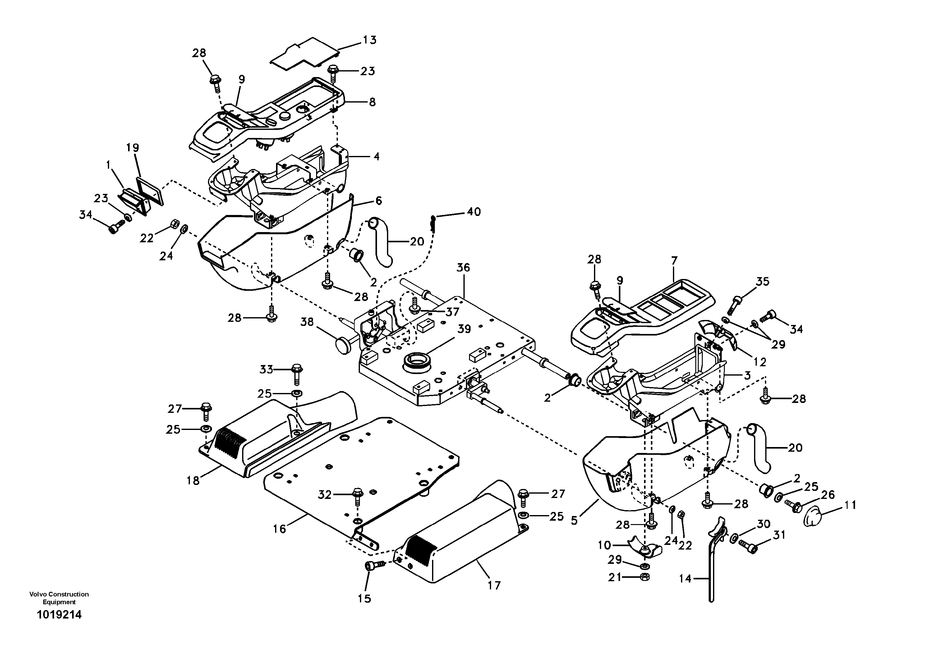 Cable harness,upper.s VOE14627765 VOLVO