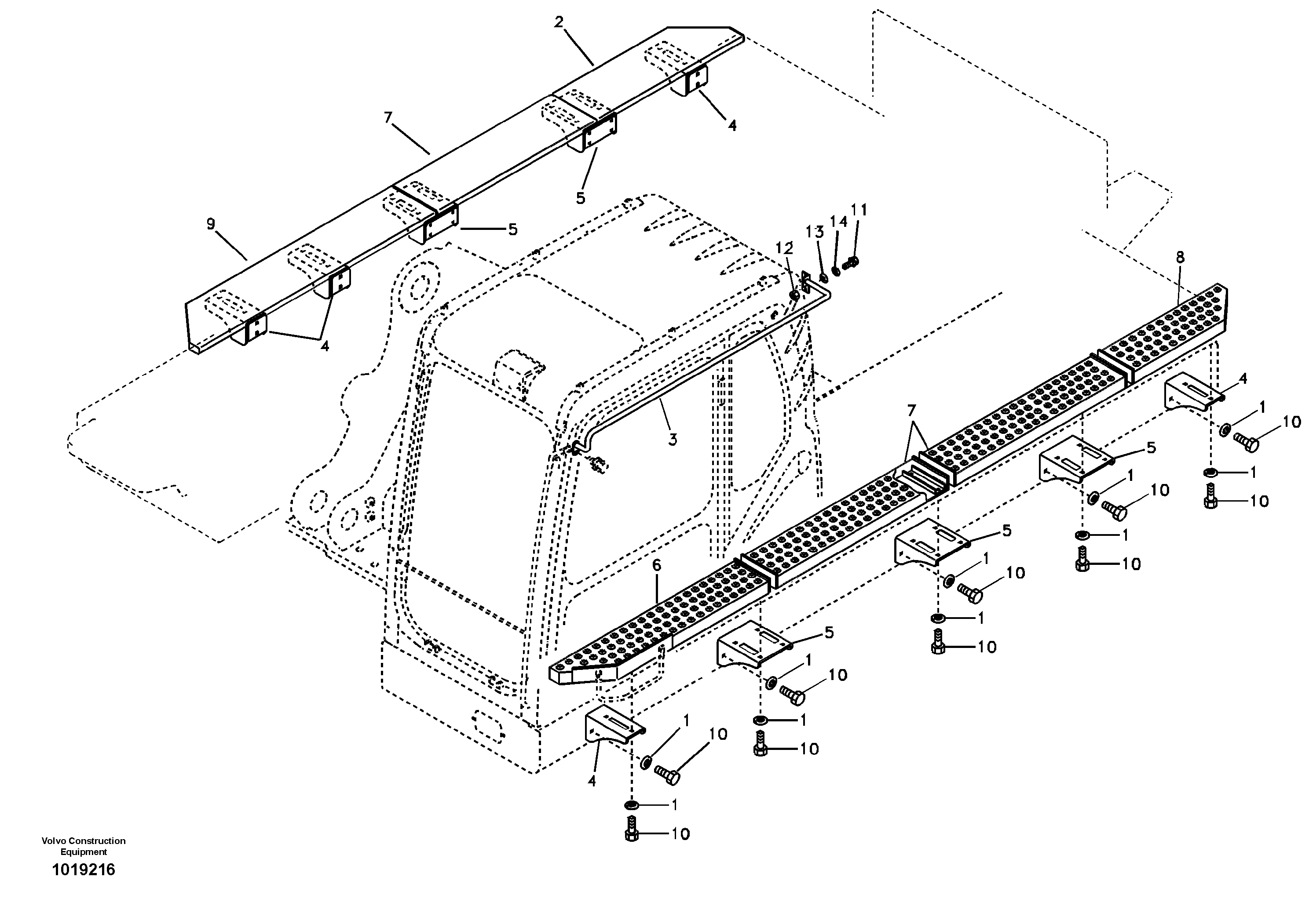 Map Read Lamp VOE14508787 VOLVO
