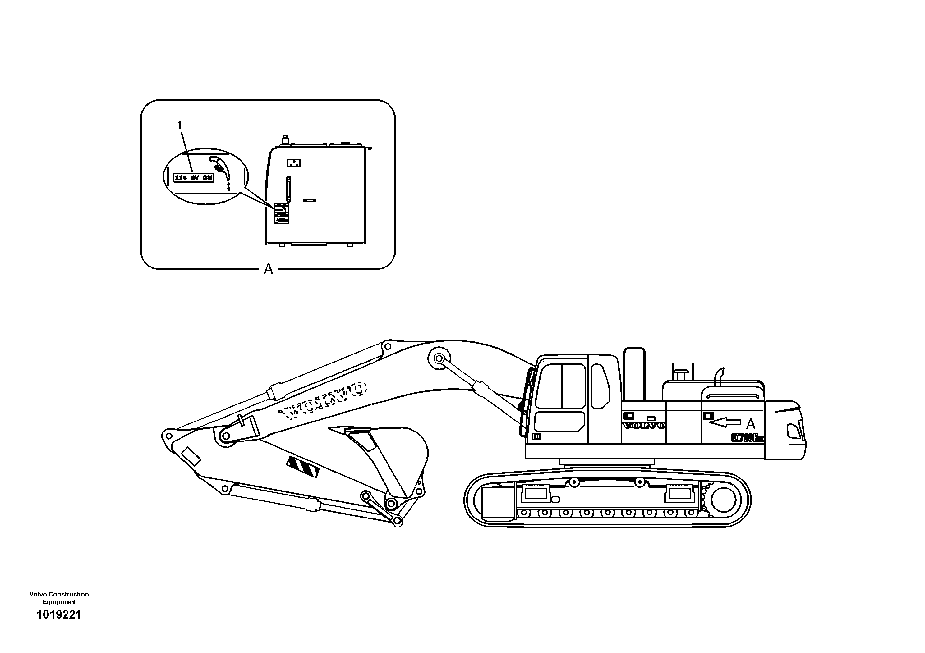 Decal SA1192-04730 VOLVO