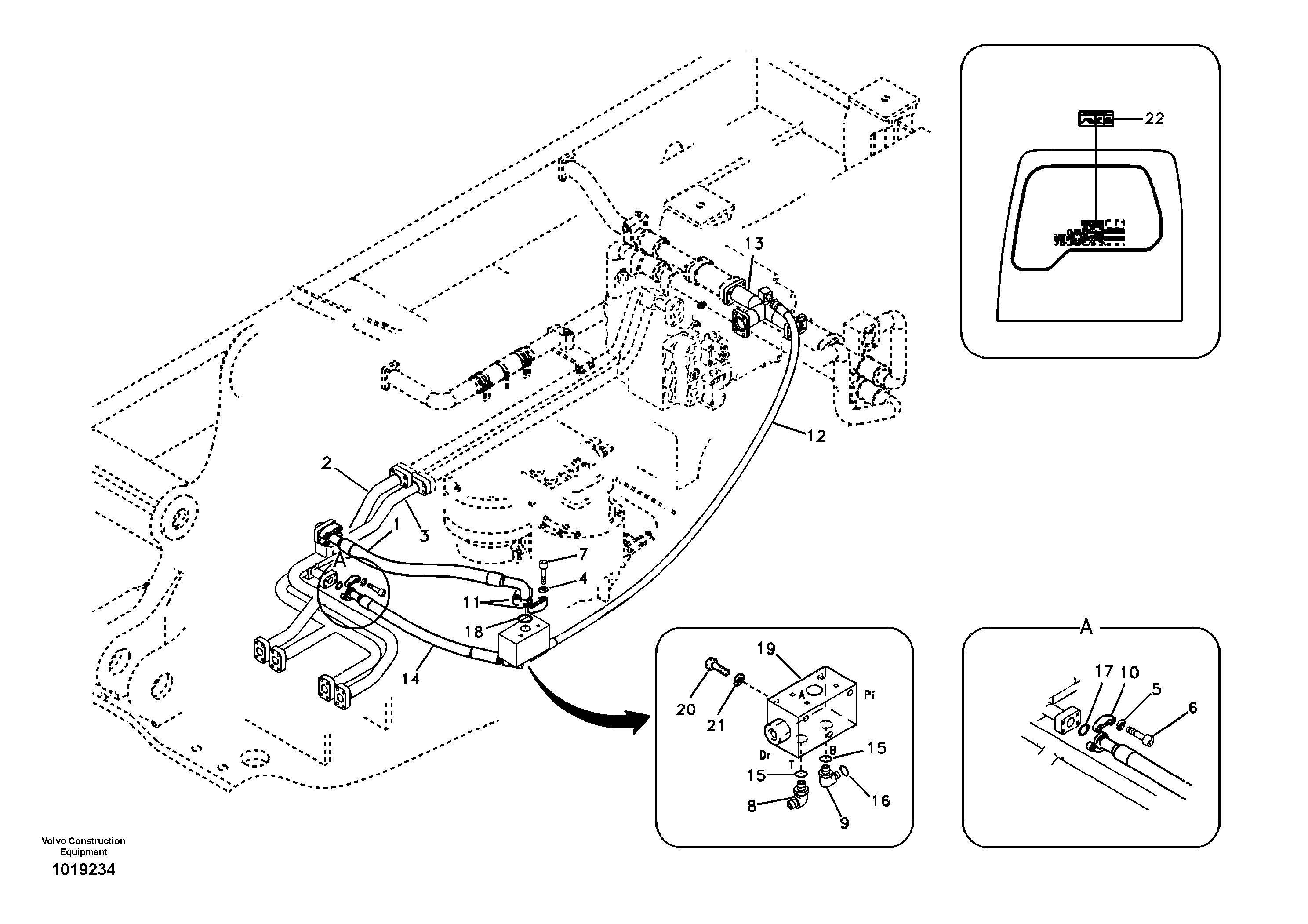Timing gear casing VOE938433 VOLVO