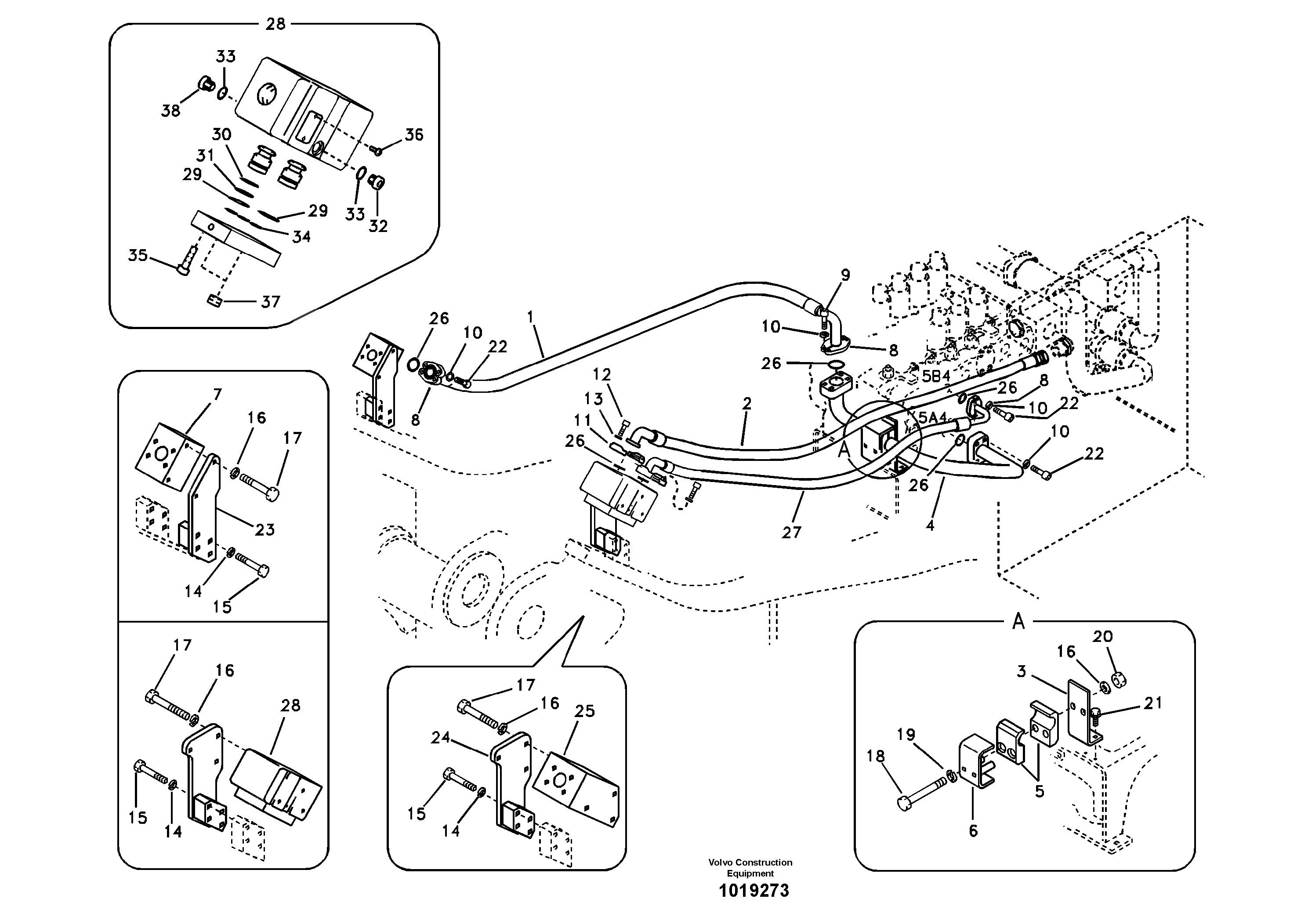 Timing gear casing VOE14880720 VOLVO