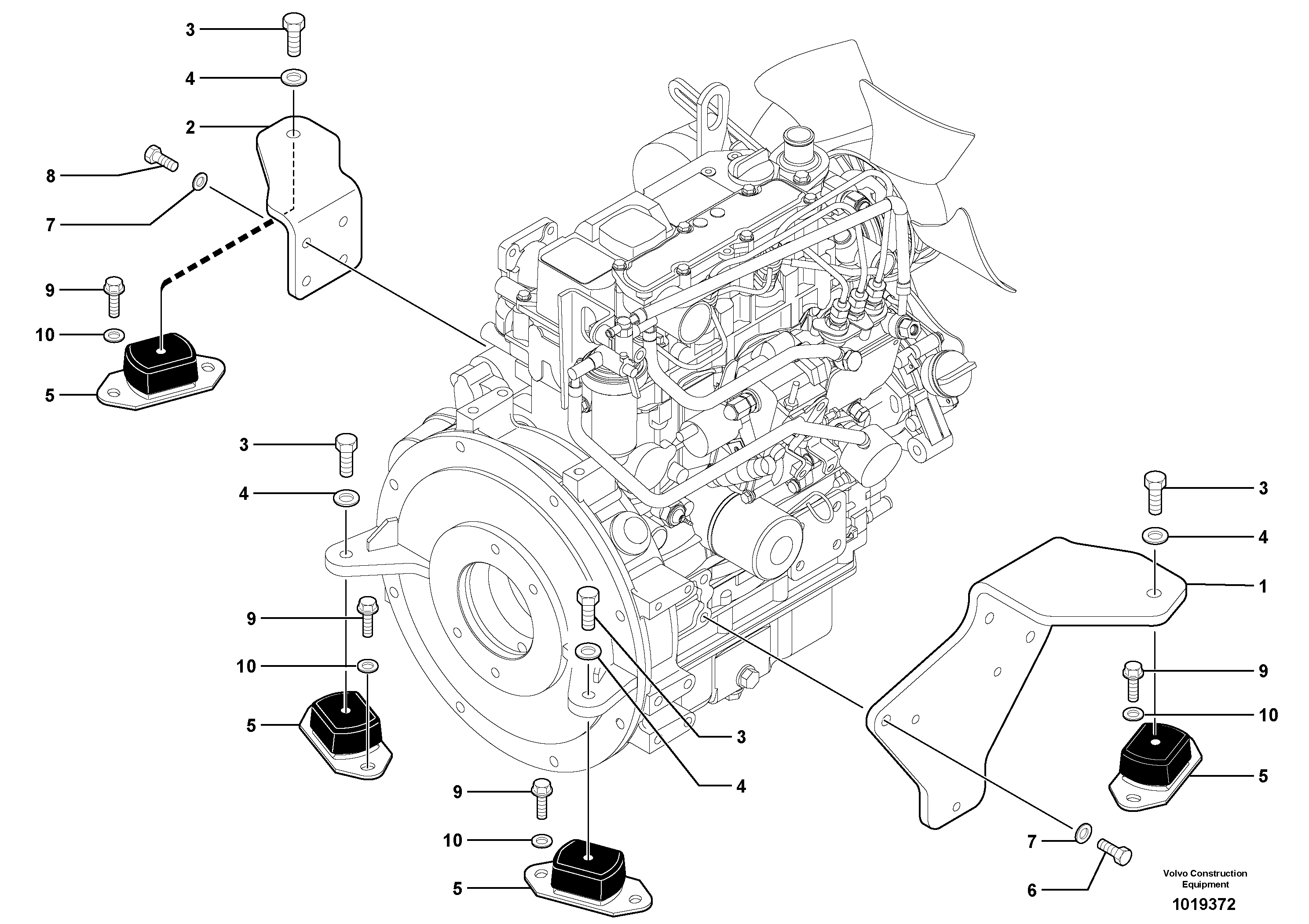 Upper Wiper VOE11806955 VOLVO