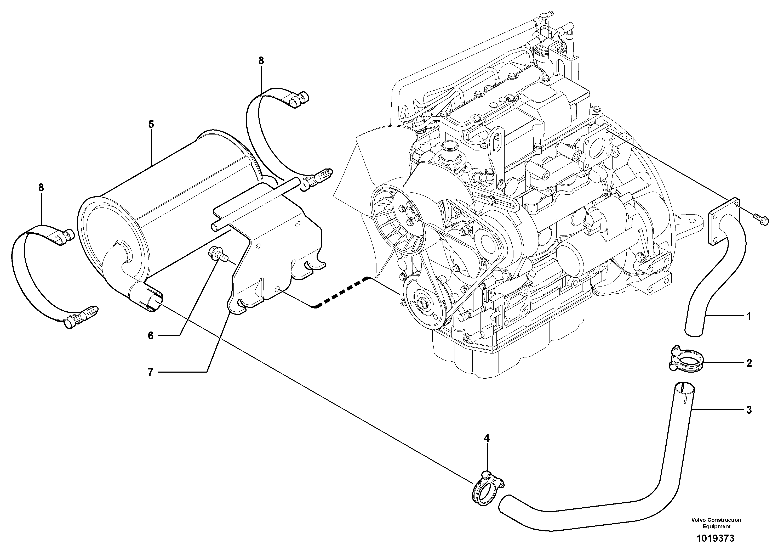 Upper Wiper VOE11806954 VOLVO