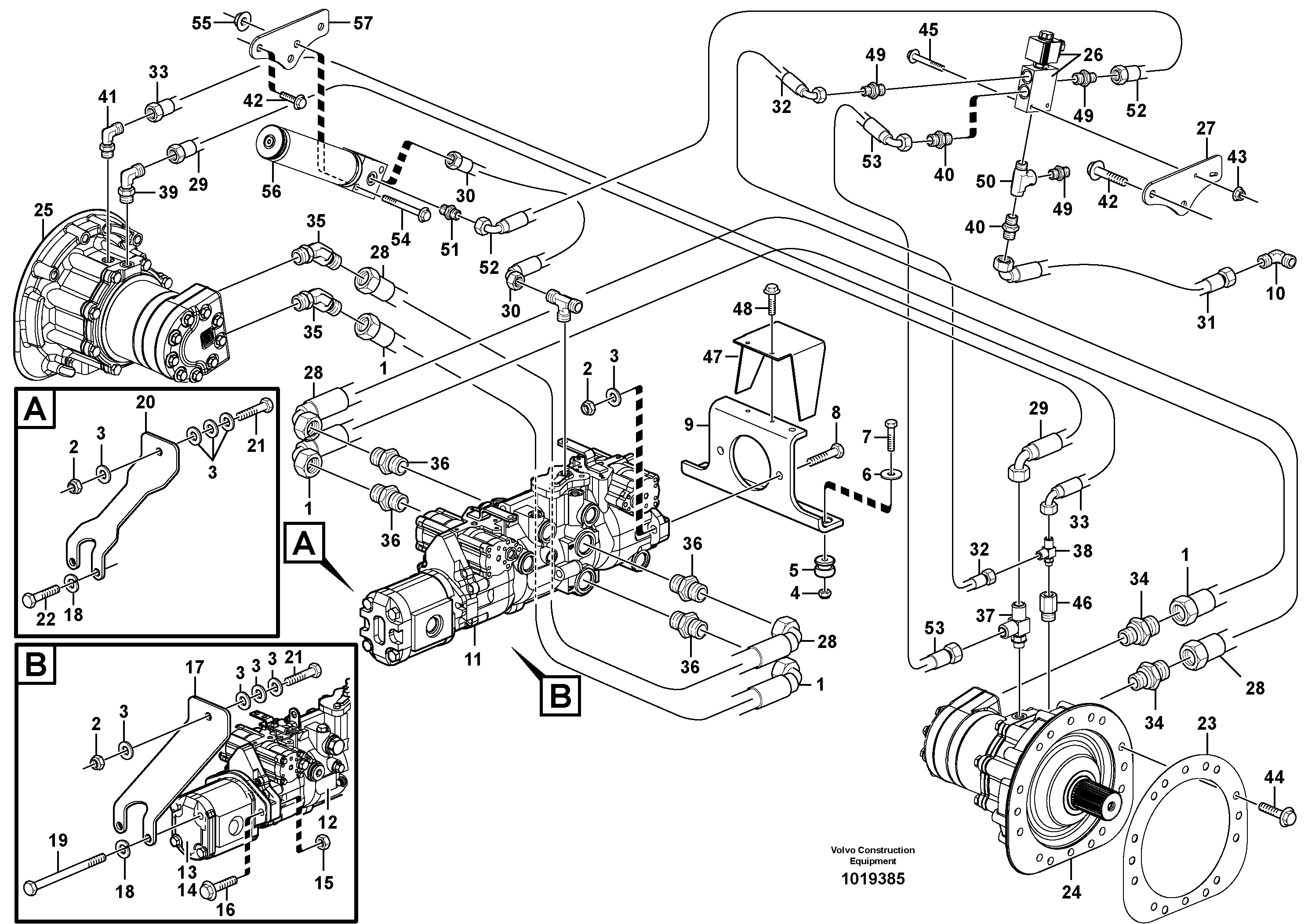 Flange screw VOE60113239 VOLVO
