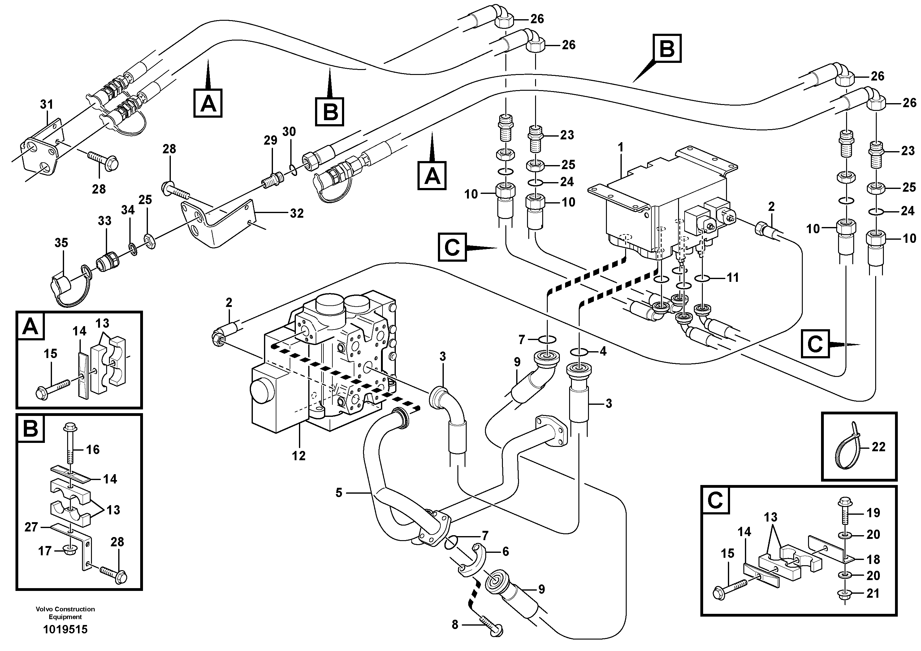 Seat frame VOE15147877 VOLVO